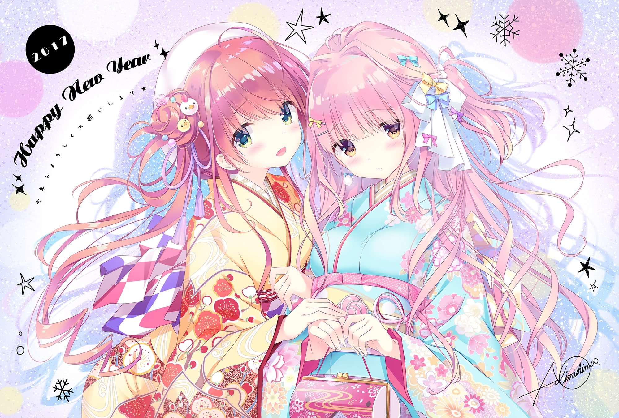 young adult, floral pattern, anime girls, women, portrait, beautiful woman, Anime, 1080P, japanese clothes, creativity, human representation, indoors, HD Wallpaper