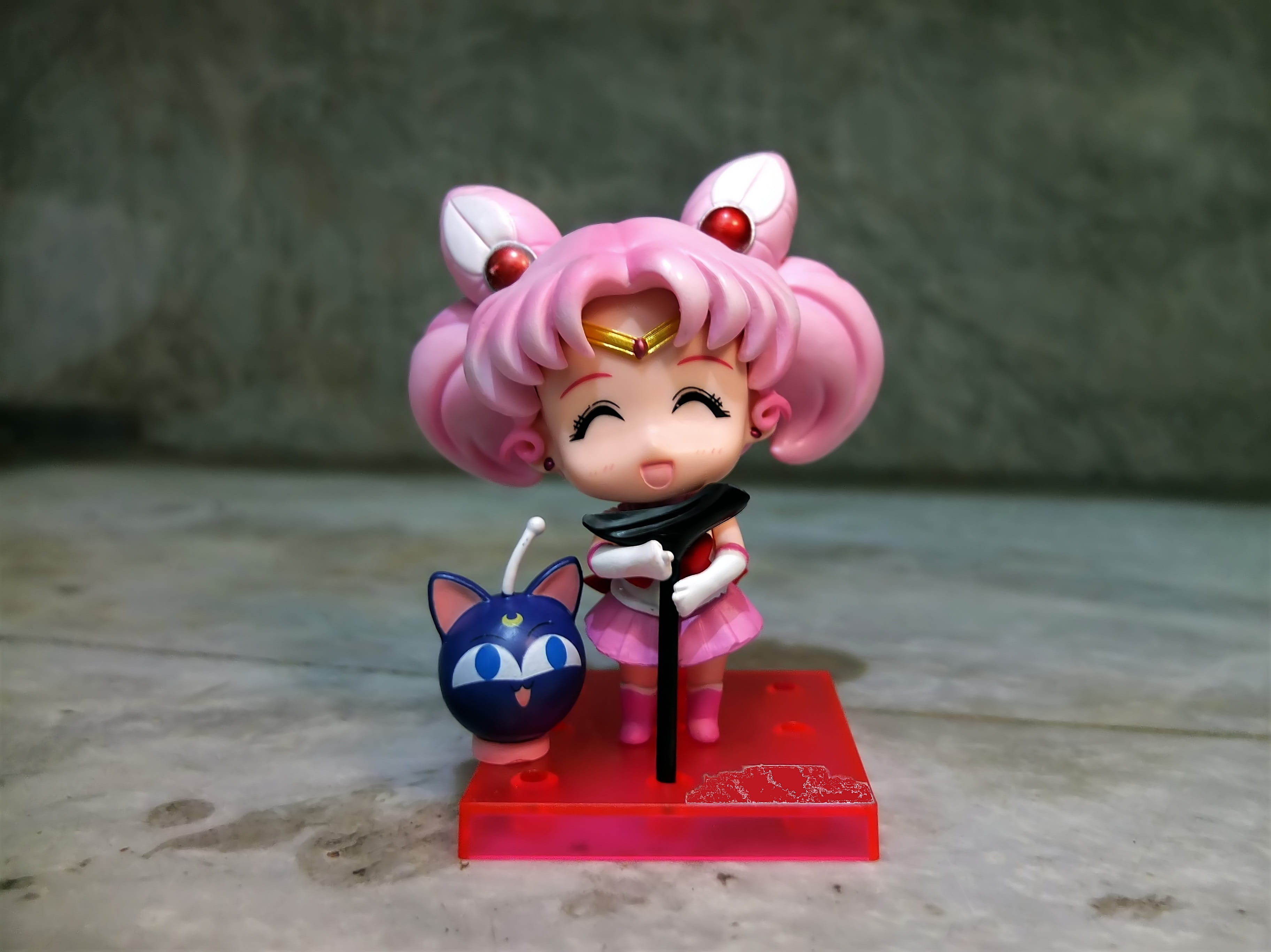 japanese, young, figurine, television, moon, art and craft, series, representation, human representation, cute, nature, small, male likeness, lady, chibi, HD Wallpaper