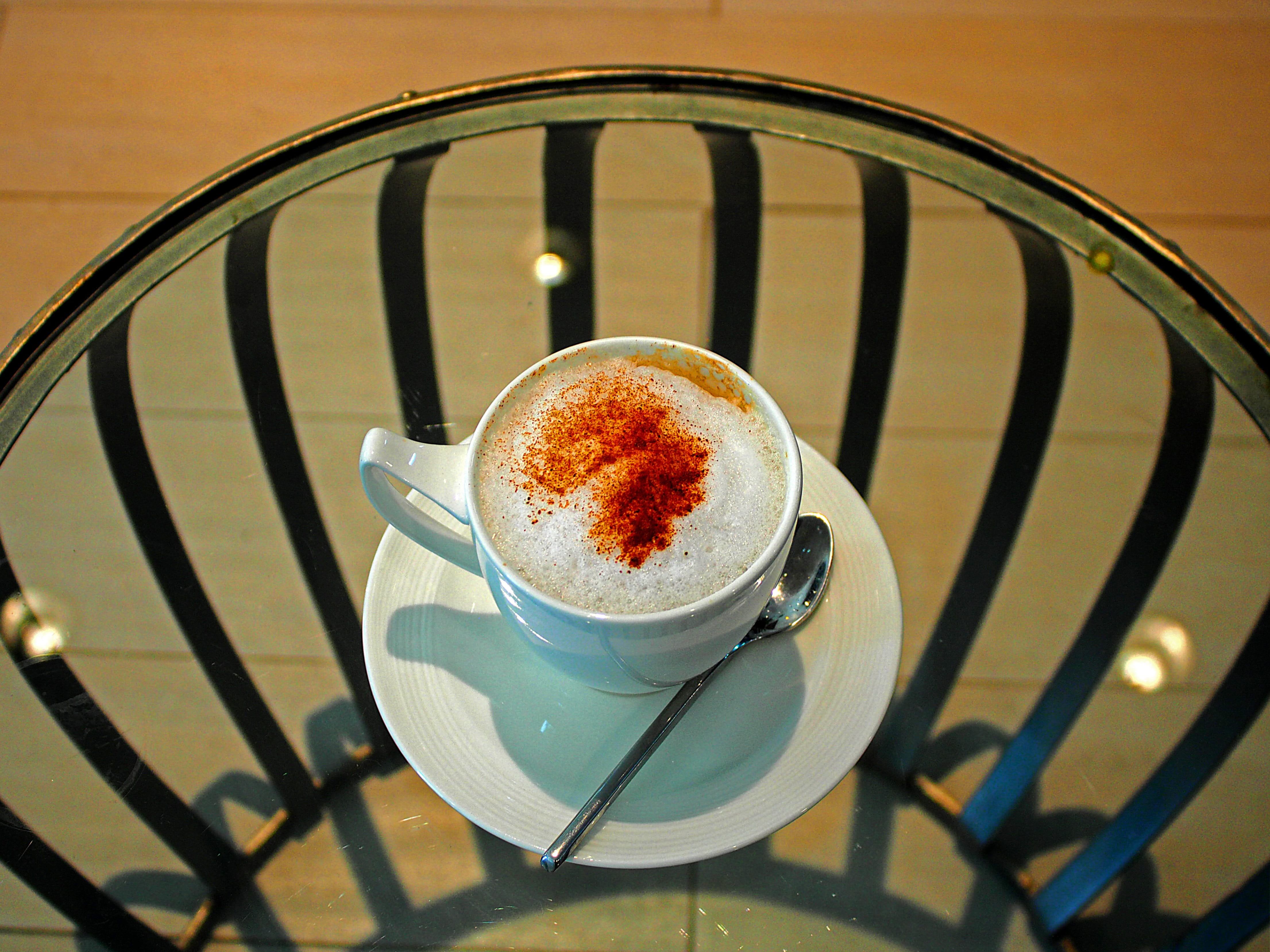 smell, tray, table, kitchen utensil, cups of coffee, cup, shop, hot coffee, mug, crockery, coffee - drink, milk, latte, freshness, 4K, coffee shop, bubble, HD Wallpaper
