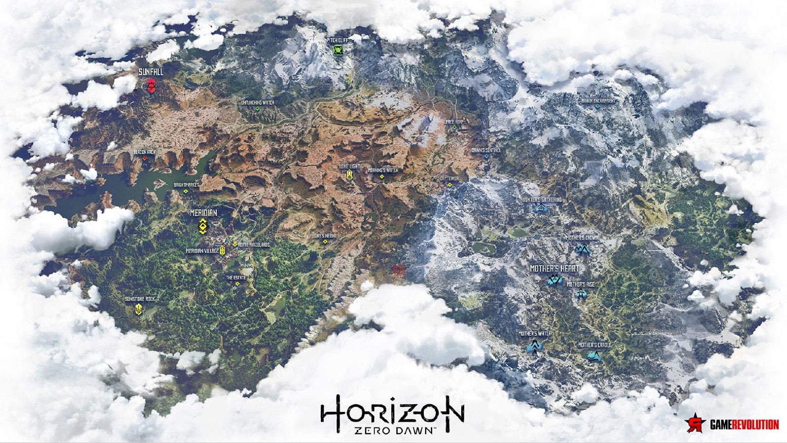 Horizon: Zero Dawn, 720P, map, video games, HD Wallpaper