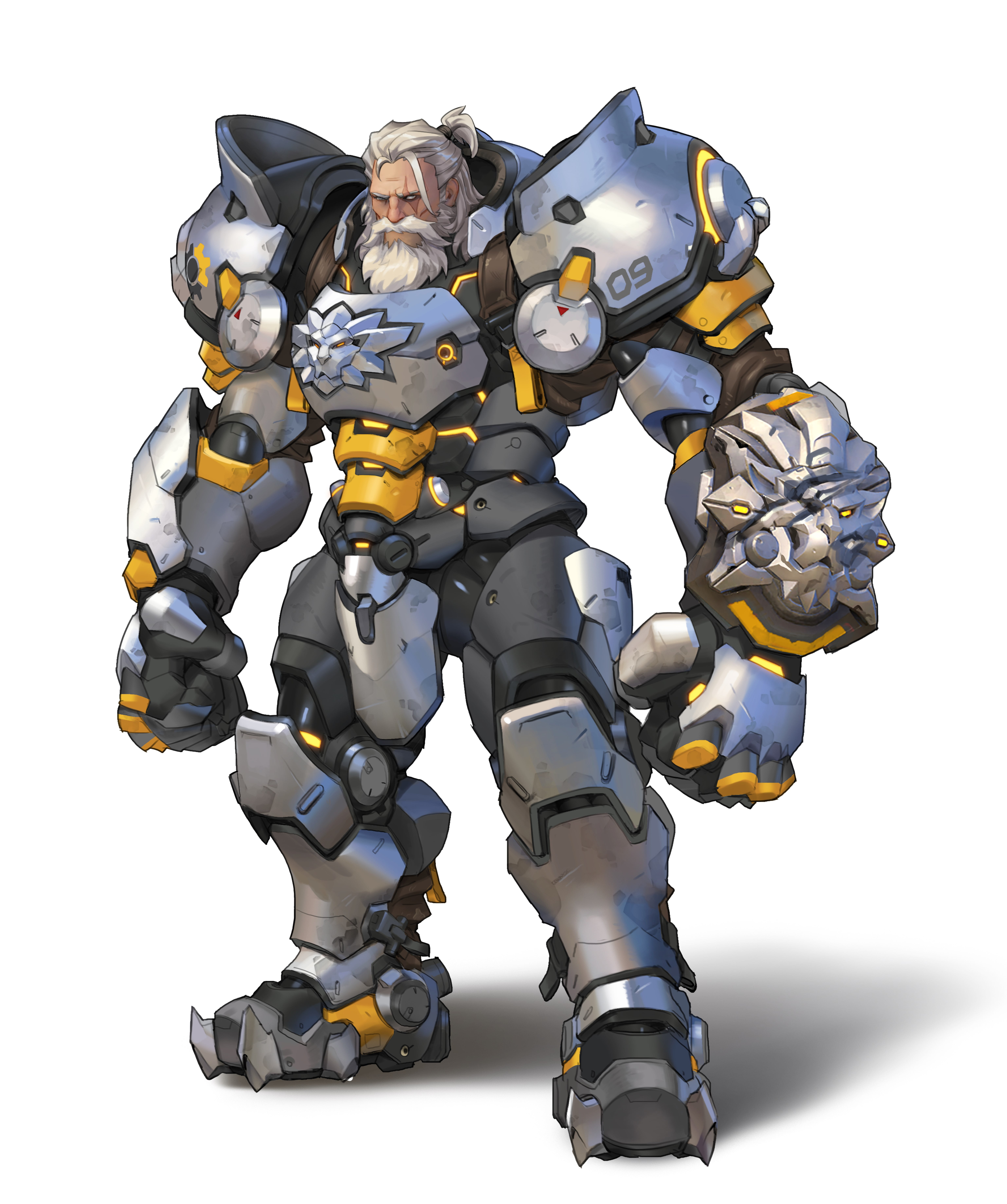 Overwatch, artwork, Blizzard Entertainment, concept art, digital art, video games, Reinhardt (Overwatch), 5K, Overwatch 2, Phone HD Wallpaper
