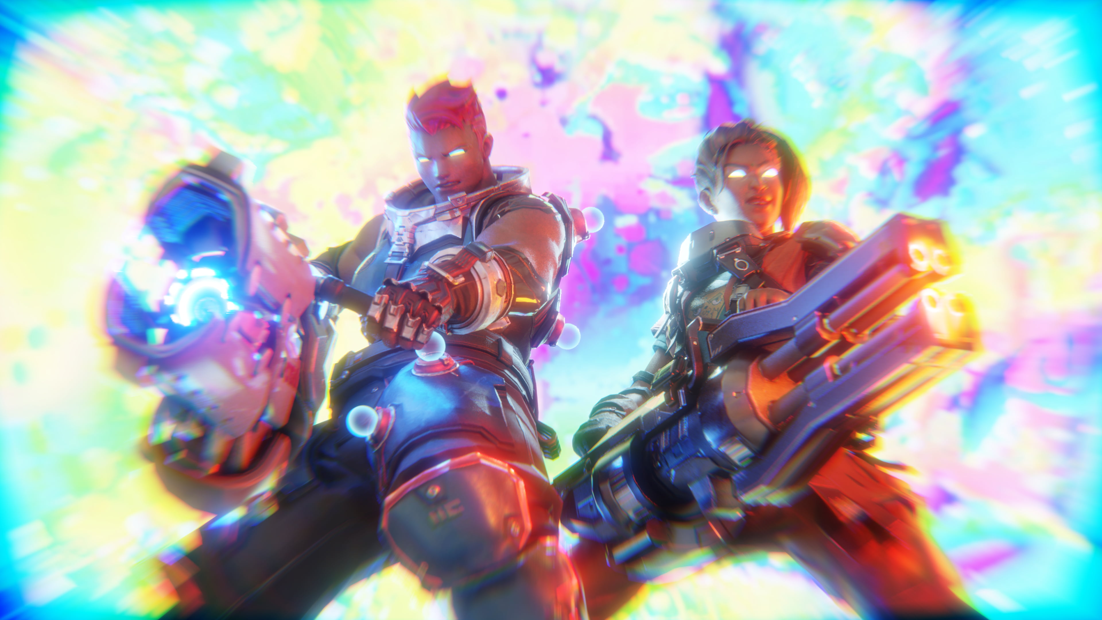 Zarya (Overwatch), Apex Legends, Video Game Heroes, 4K, video game girls, video game art, Overwatch 2, Overwatch, HD Wallpaper