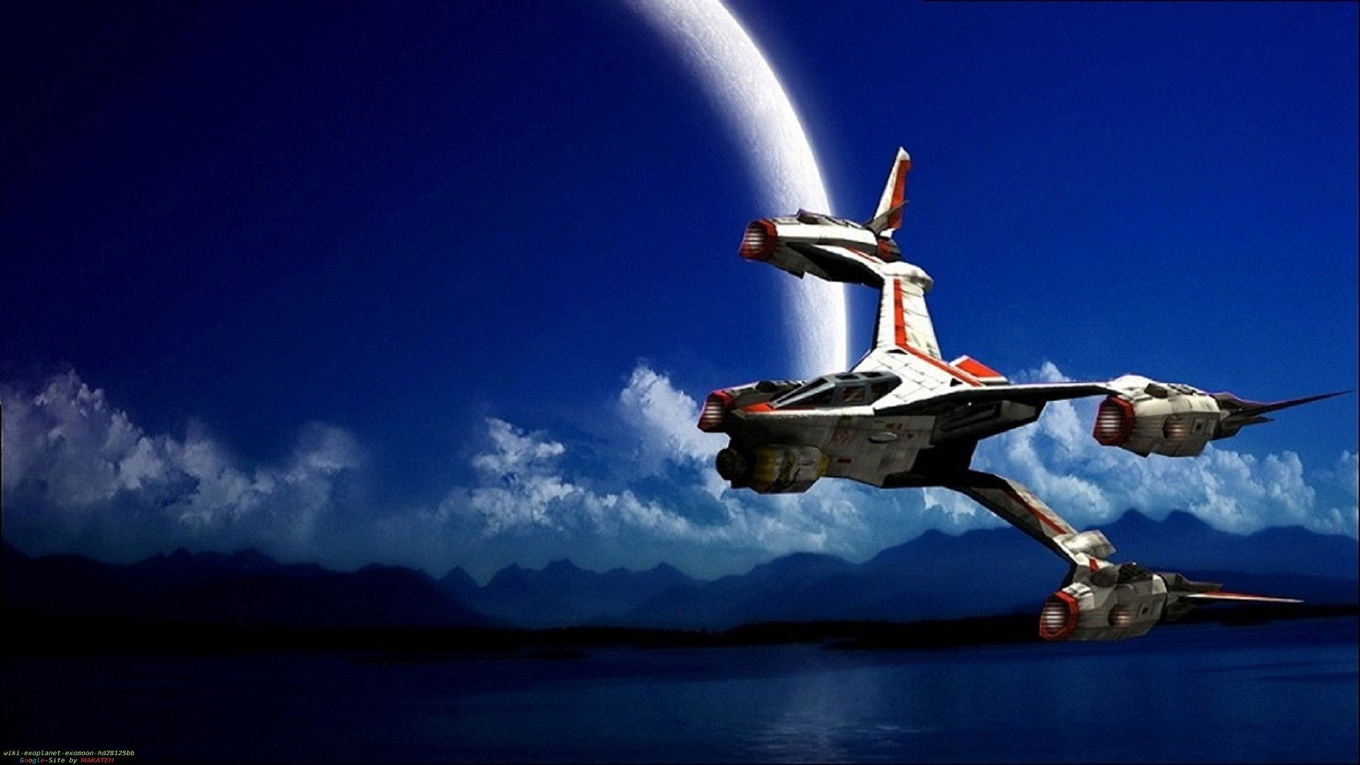 Planet, Moon, Babylon 5, Spaceship, 1080P, TV Show, People, HD Wallpaper