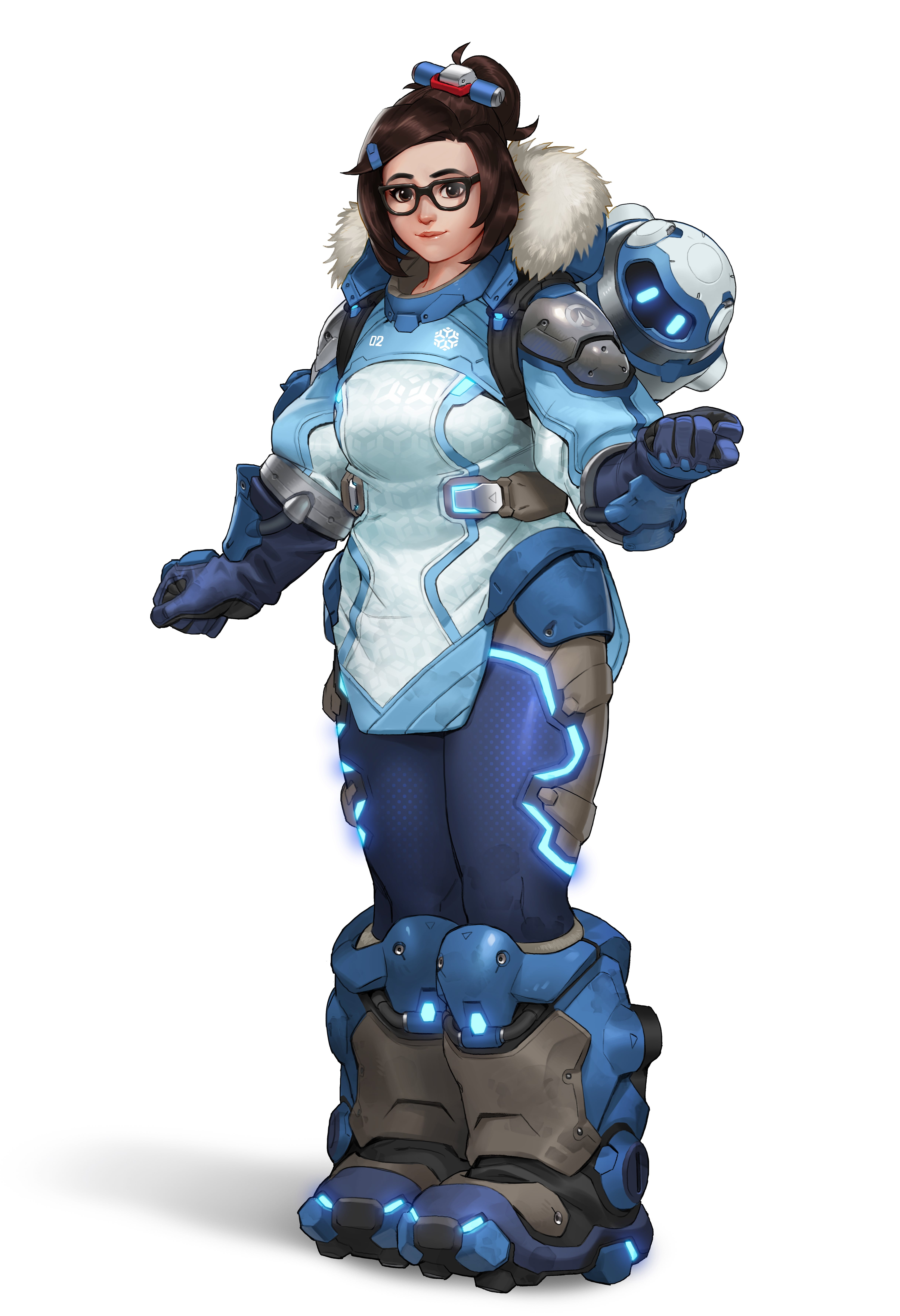 artwork, Mei, digital art, video games, Overwatch 2, 5K, concept art, Blizzard Entertainment, Mei (Overwatch), Overwatch, Phone HD Wallpaper