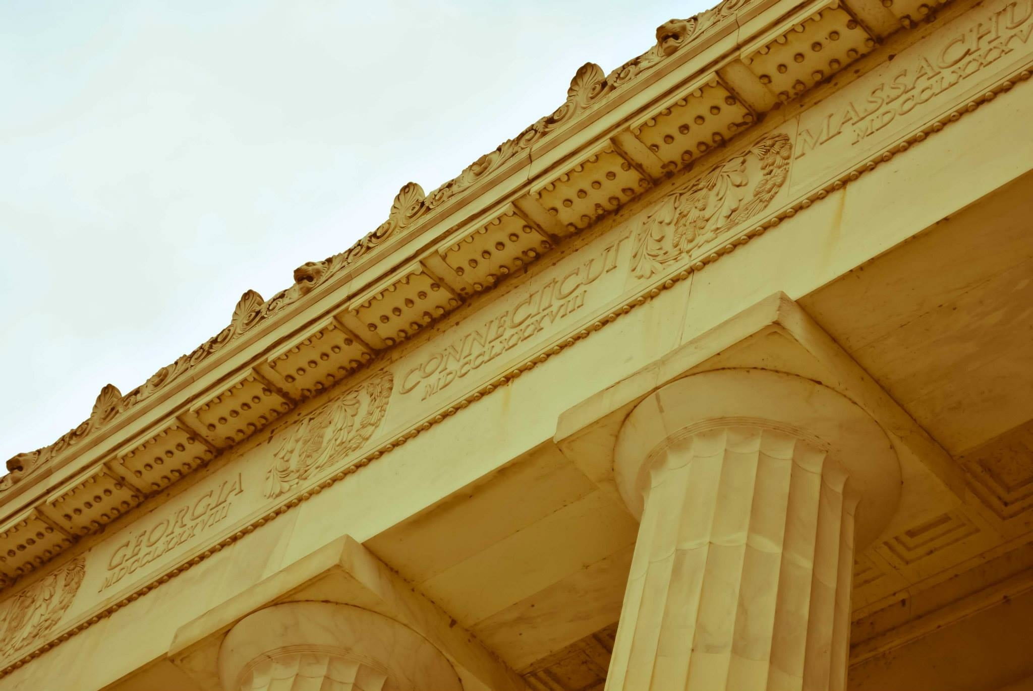 tourism, evening, united, ornate, monument, dc, craft, federal, memorial, colonnade, america, usa, washington, mall, patriotic, the past, day, building exterior, HD Wallpaper