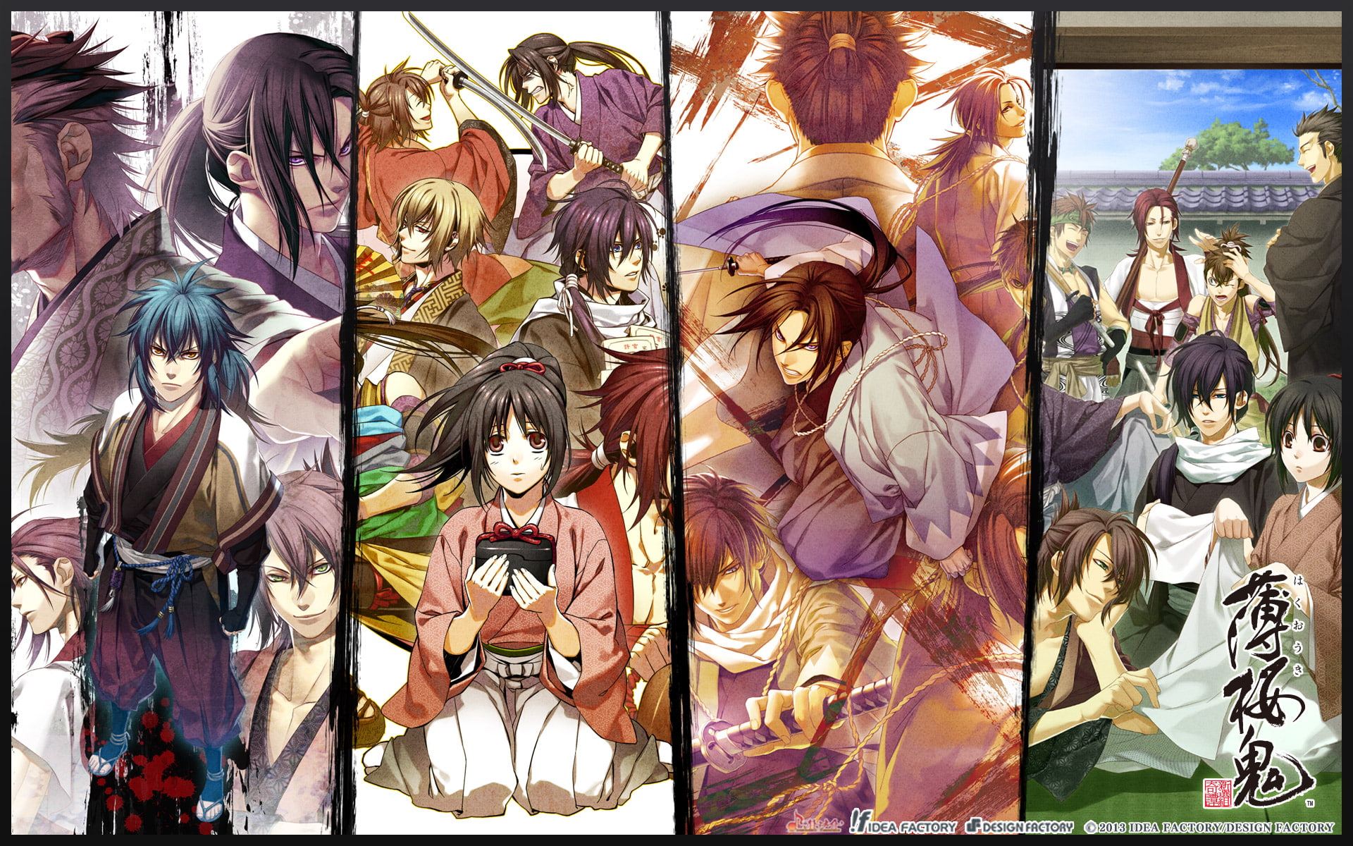 hakuouki, kitan, shinsengumi, 1080P, HD Wallpaper