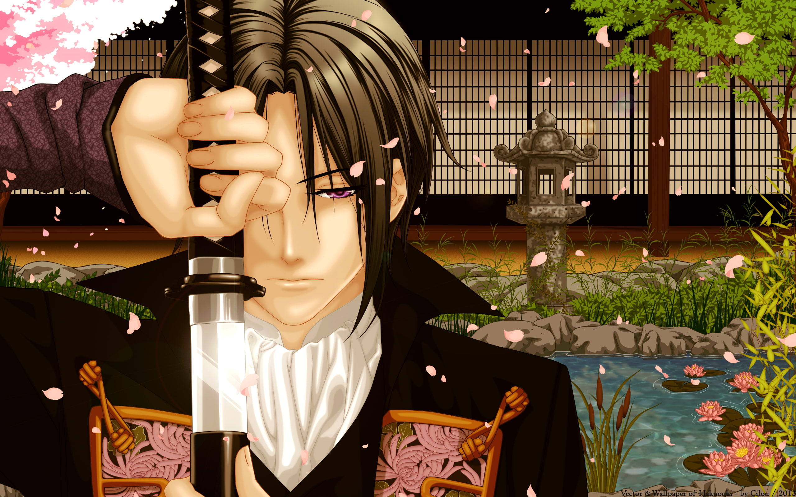 kitan, hakuouki, katana, shinsengumi, 2K, HD Wallpaper