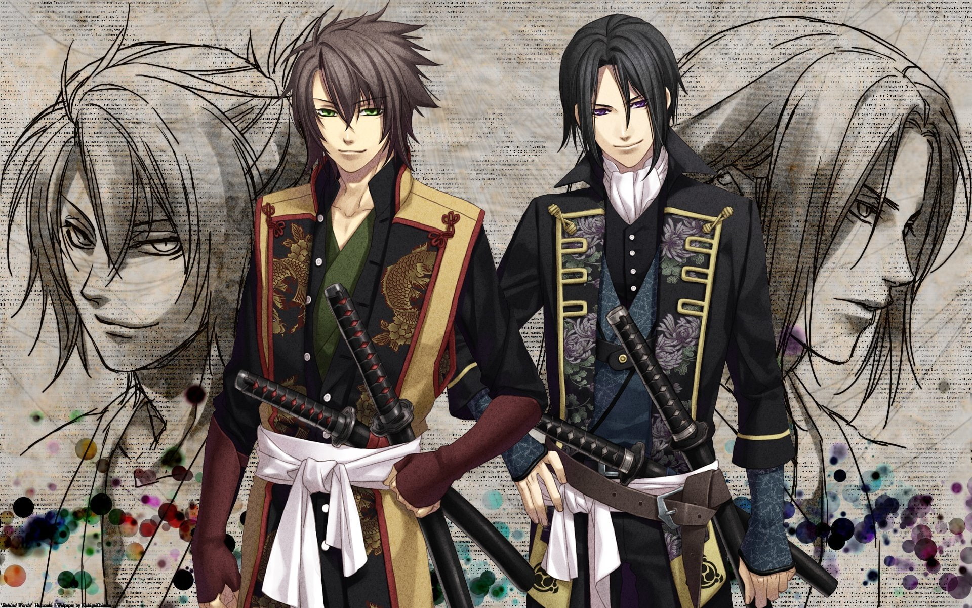 1080P, Hakuouki Shinsengumi Kitan, Anime, HD Wallpaper