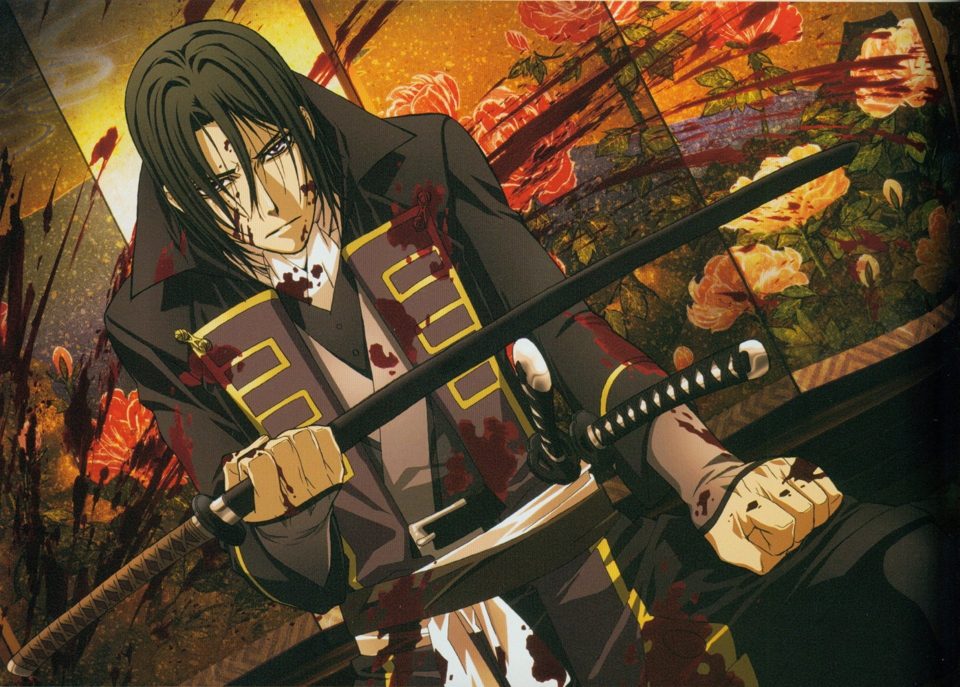 Hijikata Toshizou, 1080P, Anime, Hakuouki Shinsengumi Kitan, HD Wallpaper