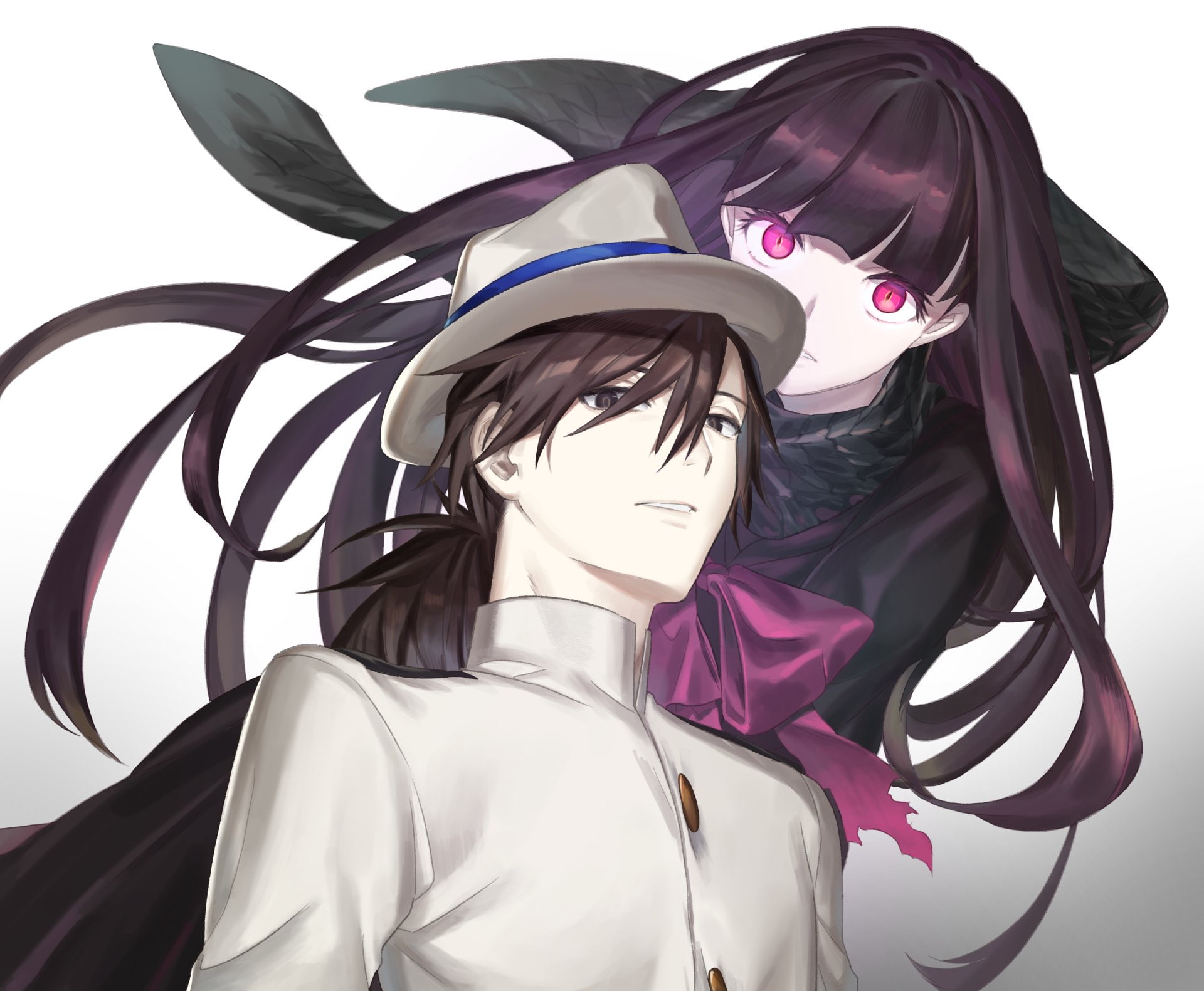Oryou (Fate/KOHA-ACE), Sakamoto Ryōma (Fate/Grand Order), Fate Series, Fate/Grand Order, 1080P, HD Wallpaper