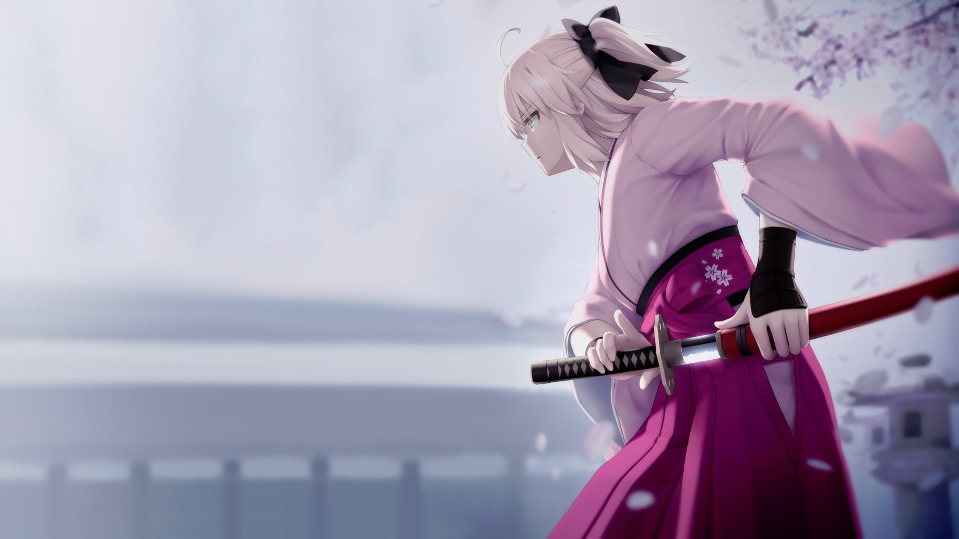Sakura Saber, Fate Series, Fate/KOHA-ACE, 1080P, Saber (Fate Series), HD Wallpaper