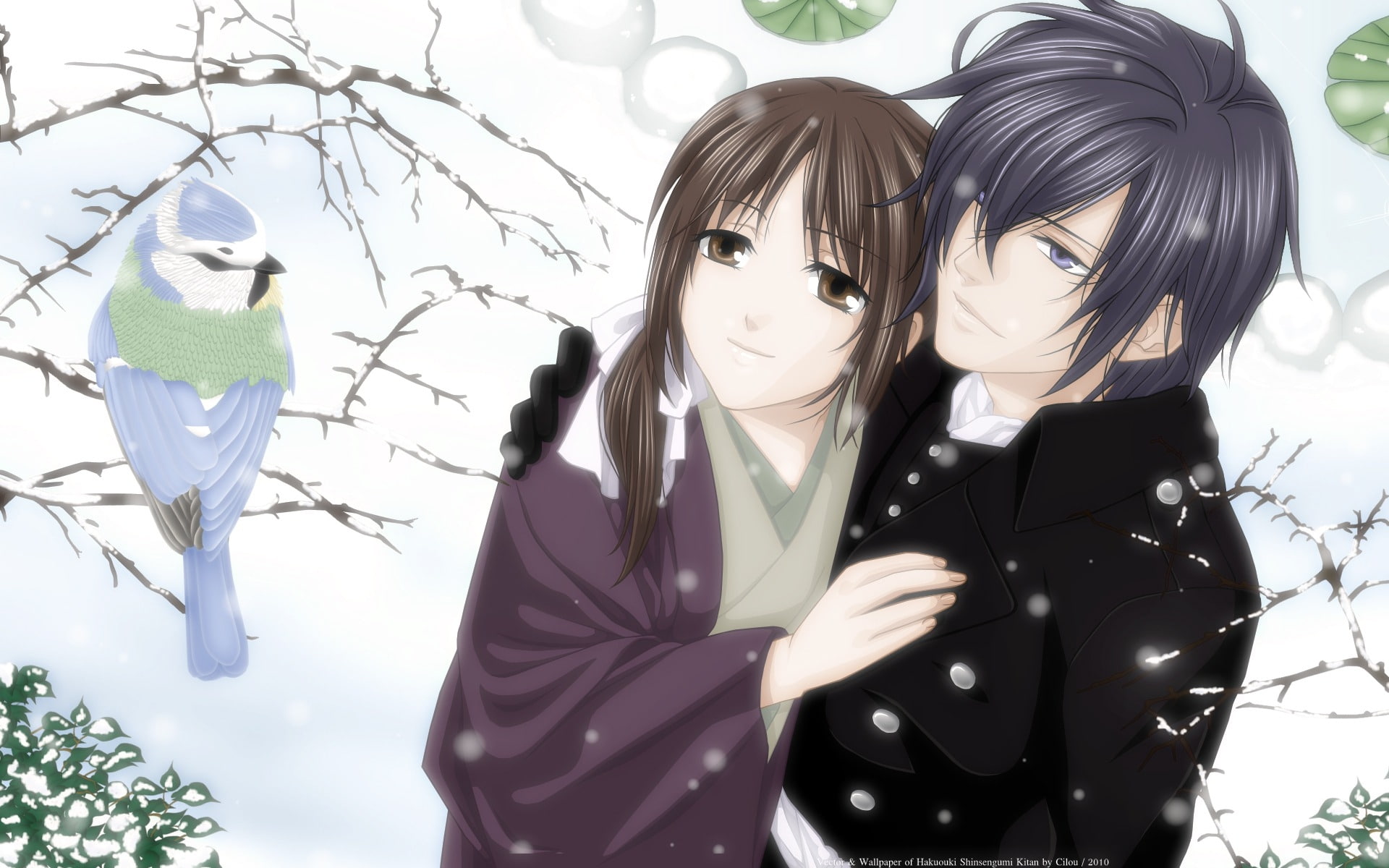 anime, shinsengumi, hajime, hakuouki, kitan, 1080P, saito, HD Wallpaper