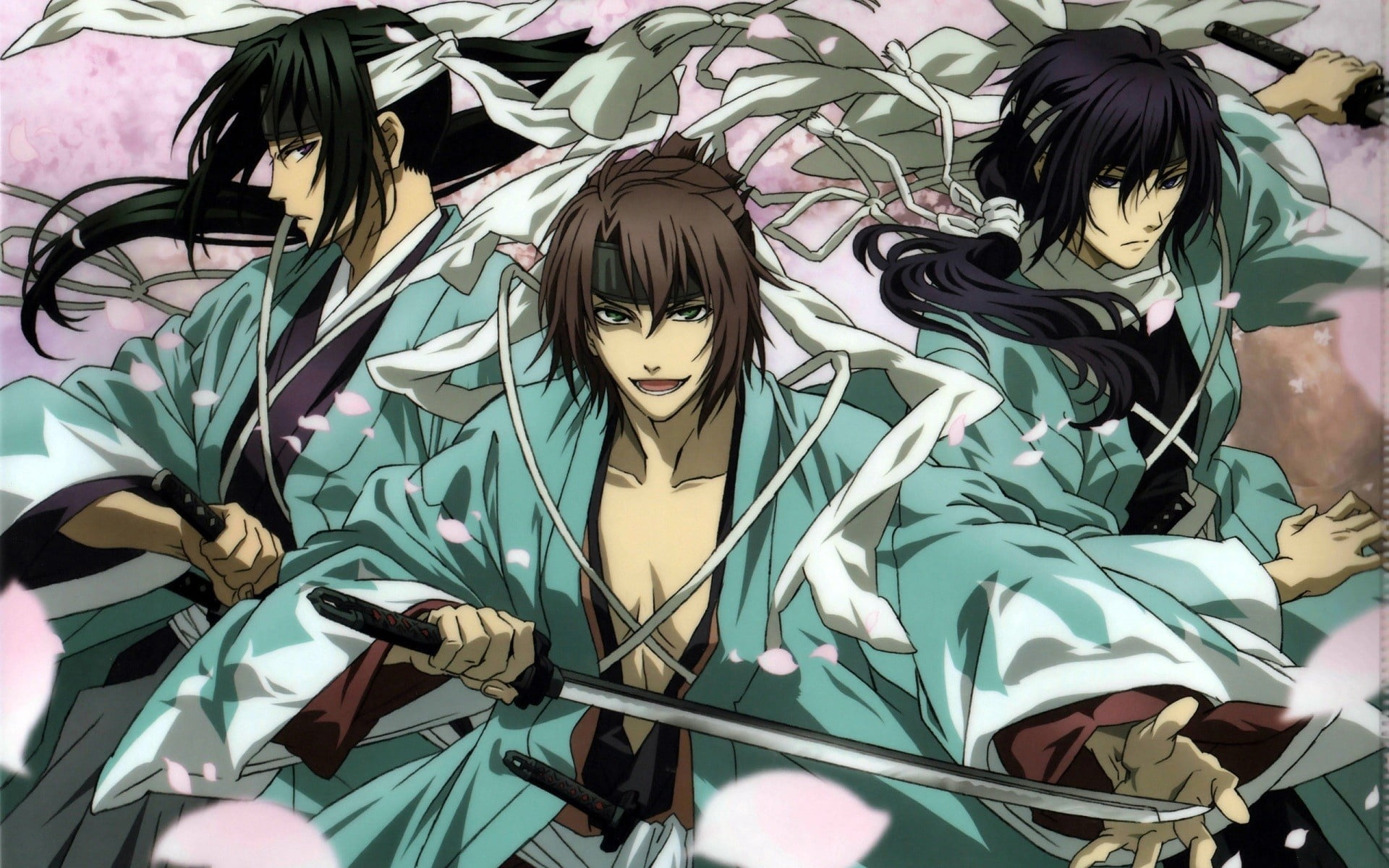 adult, vector, females, characteres, illustration, creativity, smile, day, shinsengumi, computer Graphic, human representation, people, fashion, anime, HD Wallpaper