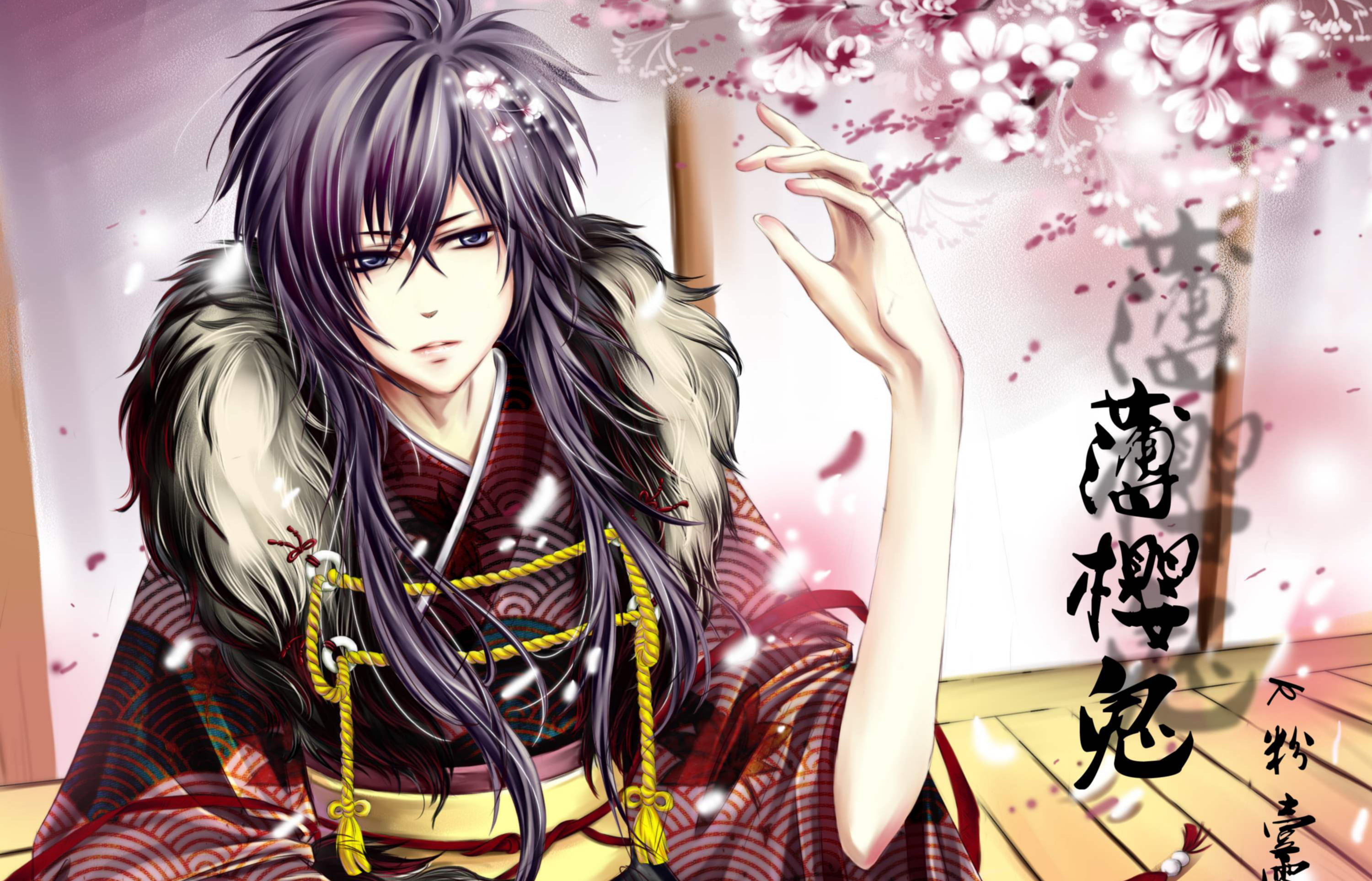 art and craft, pink color, females, guy, looking at camera, elegance, one Person, real people, Hakuouki, vector, beauty, beautiful, illustrations And Vector Art, HD Wallpaper