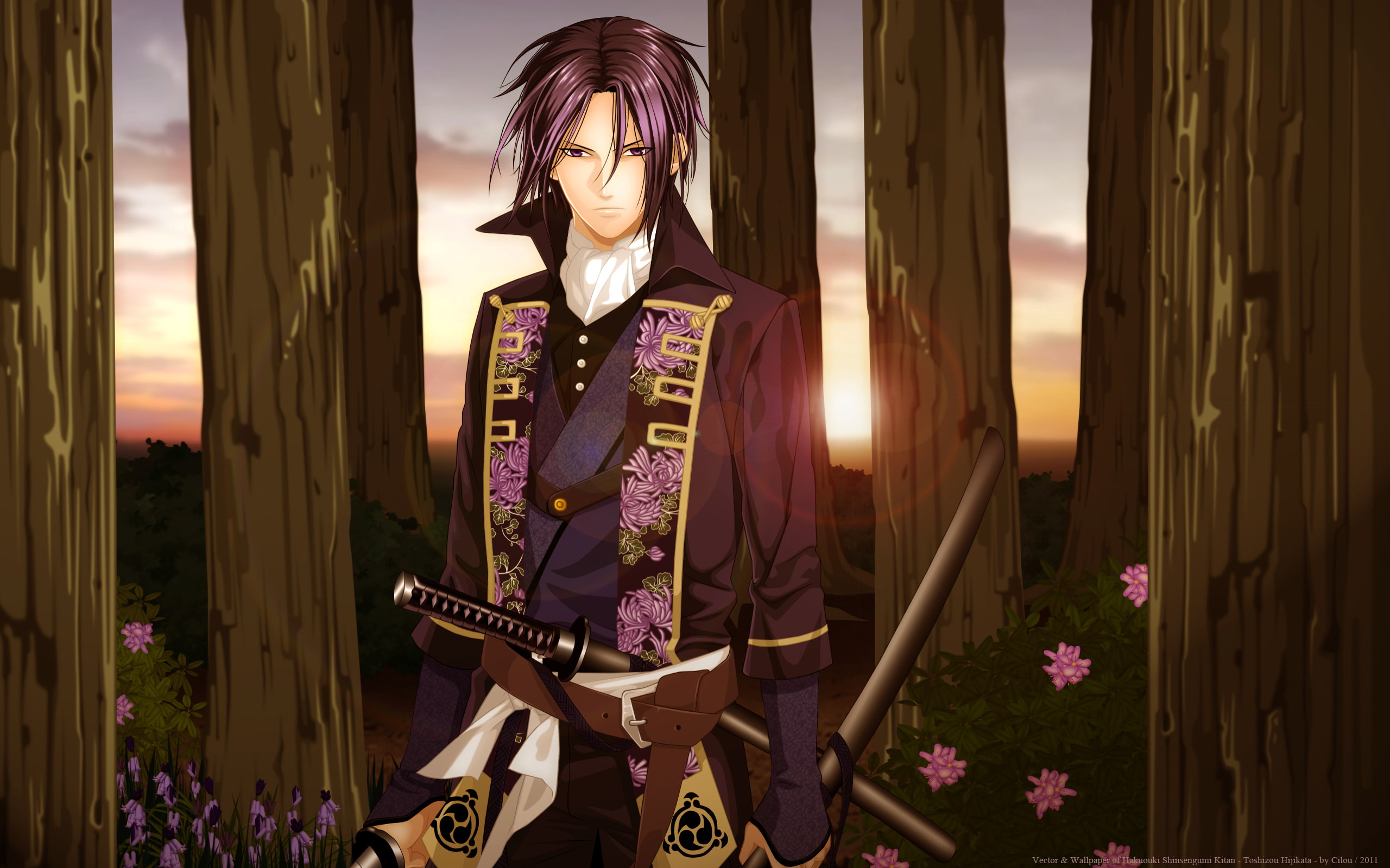 shinsengumi, kitan, hijikata, hakuouki, toshizou, 2K, HD Wallpaper