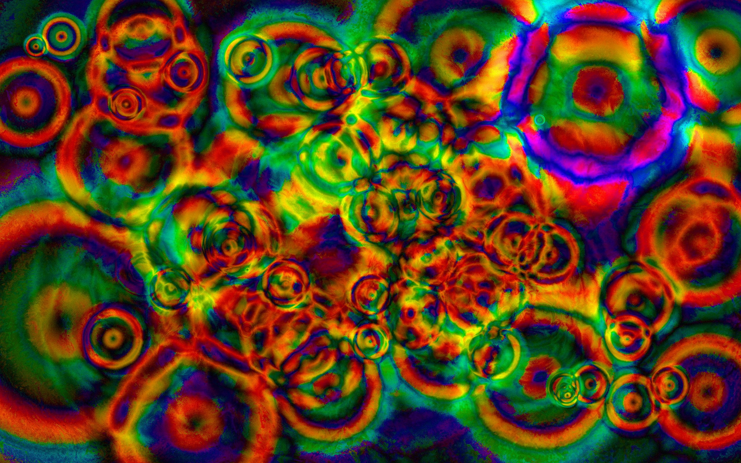 2K, Colorfu, psychedelic, Bright, HD Wallpaper