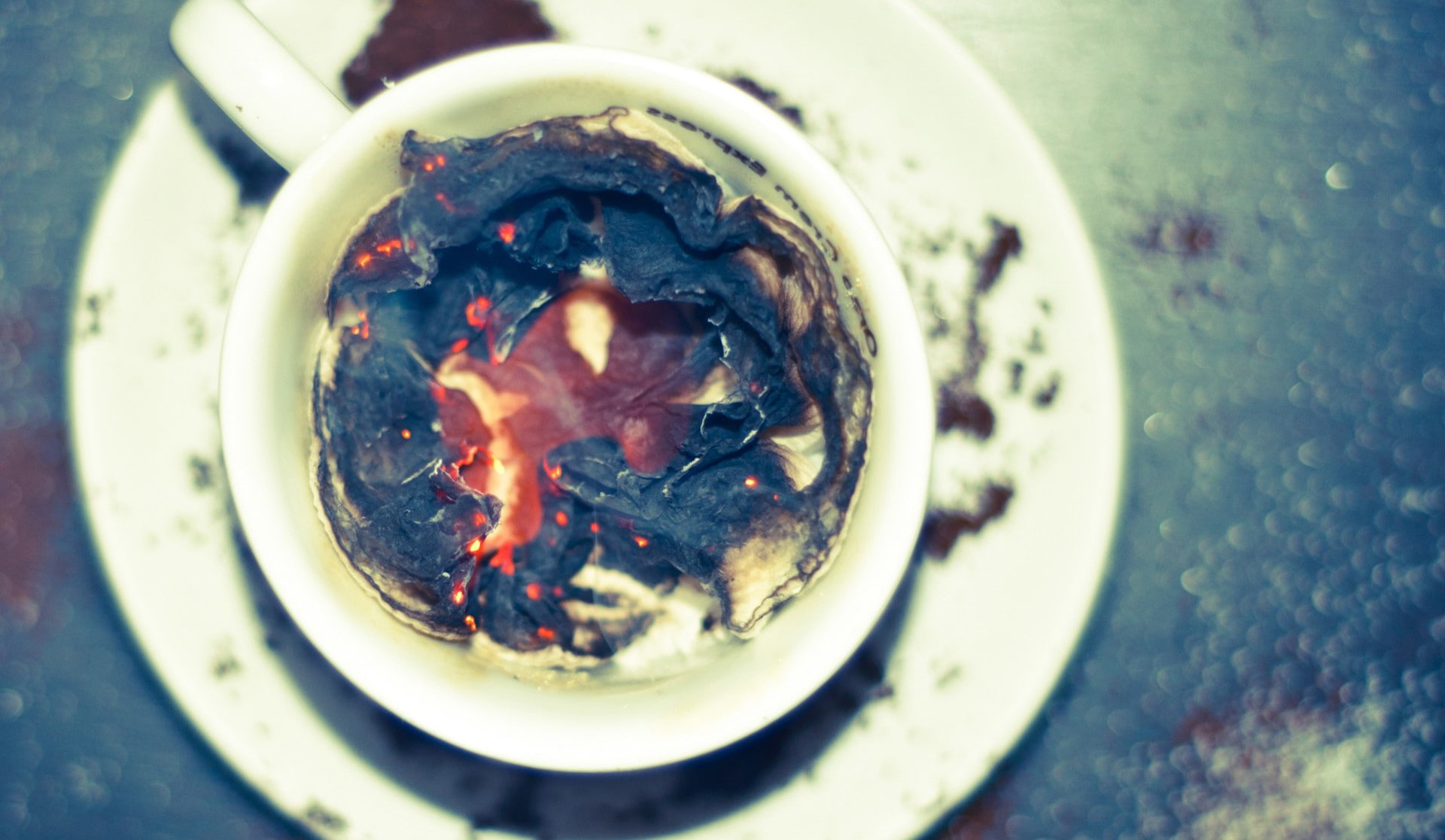 communication, nature, food and drink, heat - temperature, focus on foreground, fire cup, indoors, no people, burnt, freshness, 1080P, directly above, HD Wallpaper