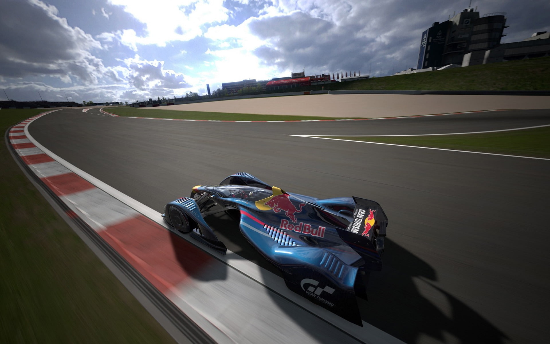 speed, blue, turismo, race, 1080P, car, gran, sports, cars, track, HD Wallpaper