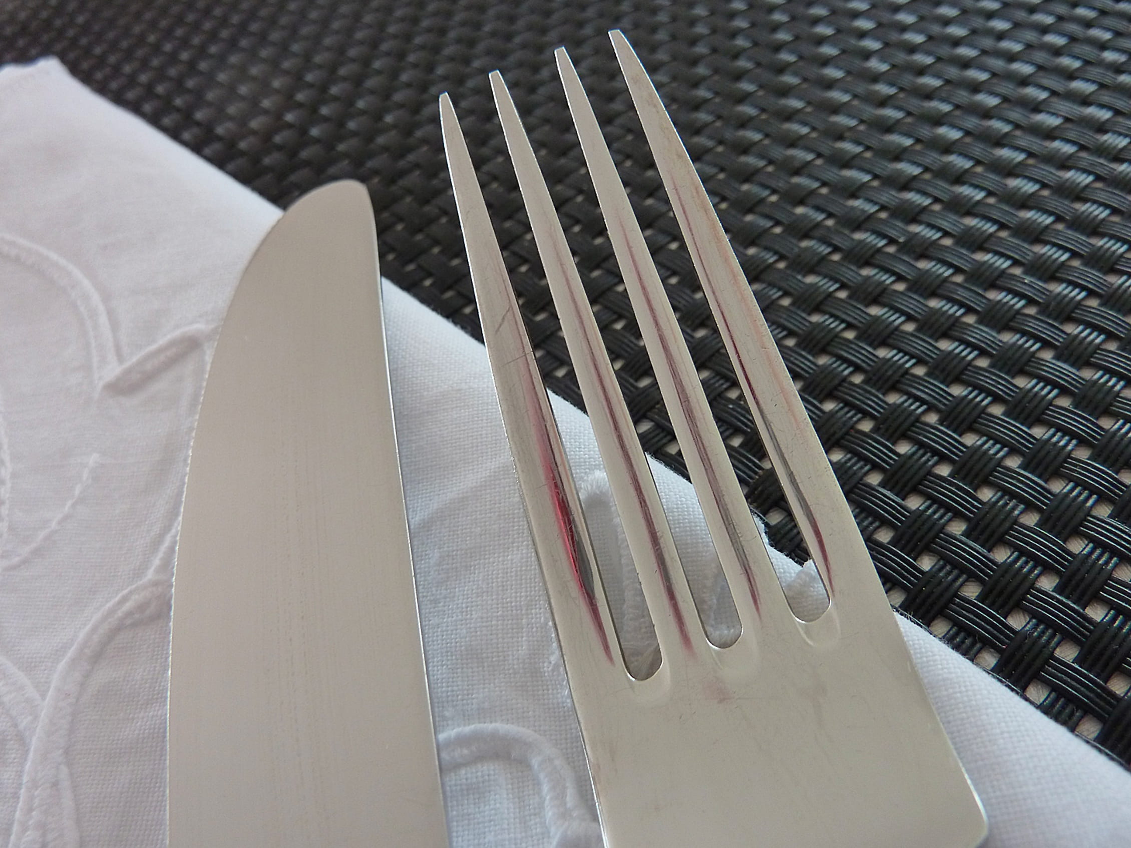 pink, setting, steel, silver colored, day, seat, Dine, chair, Fork, still life, Macro, industry, eating utensil, pattern, 1080P, no people, close-up, high angle view, HD Wallpaper