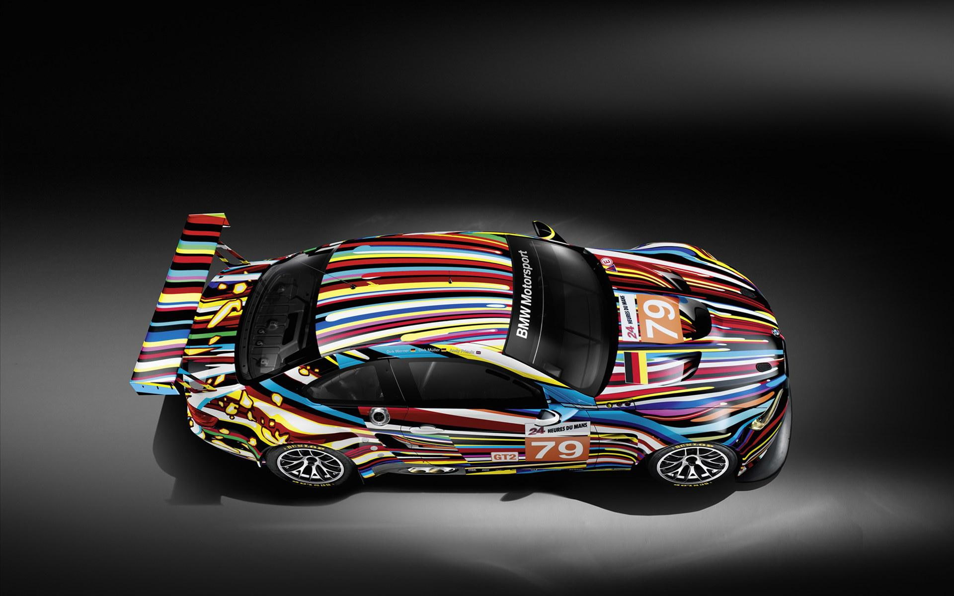 toy, car, 1080P, gt, cars, red, bmw, m, art, racing, blue, yellow, HD Wallpaper
