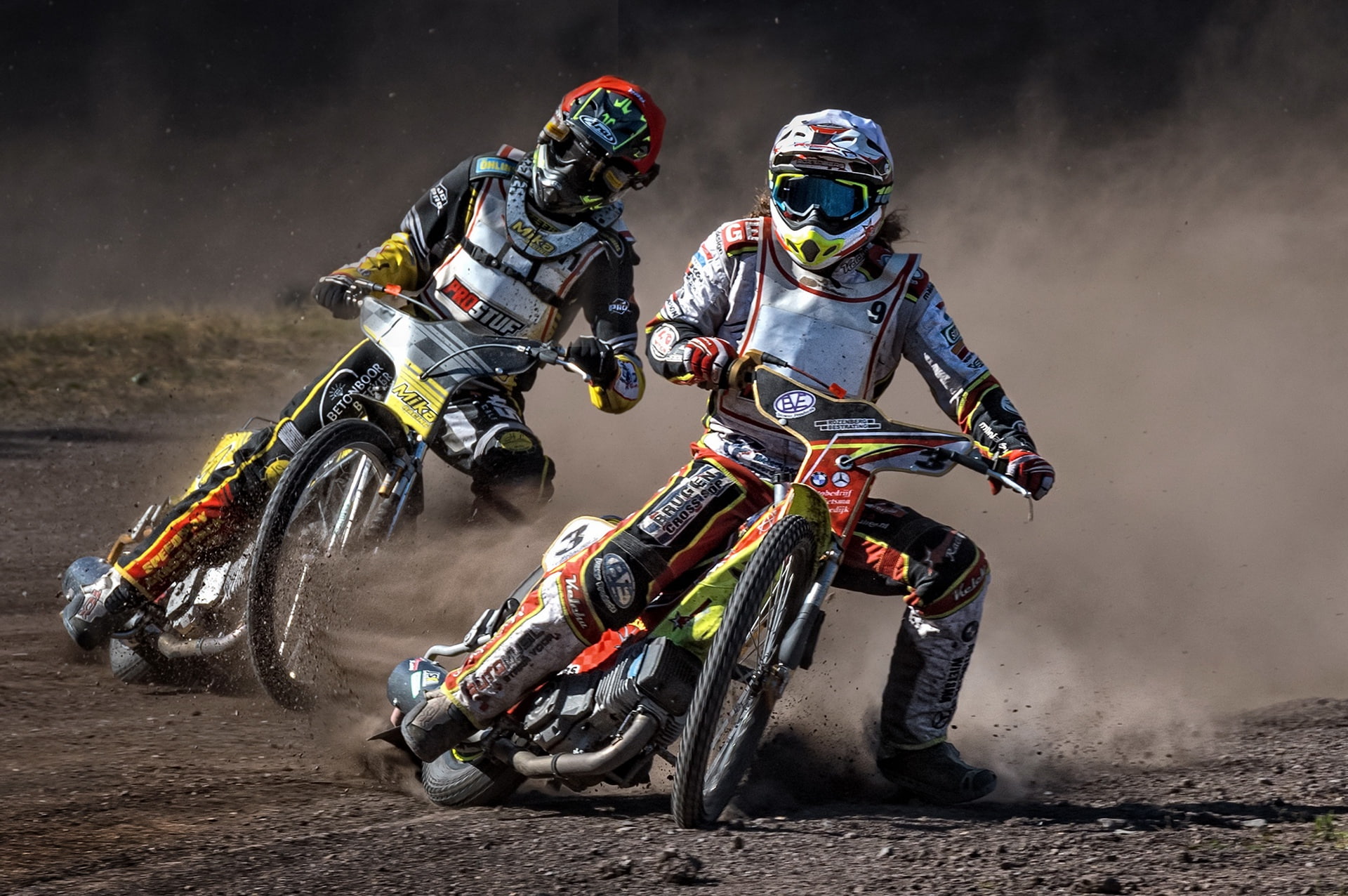 motorcycles, race, 1080P, Speedway, HD Wallpaper