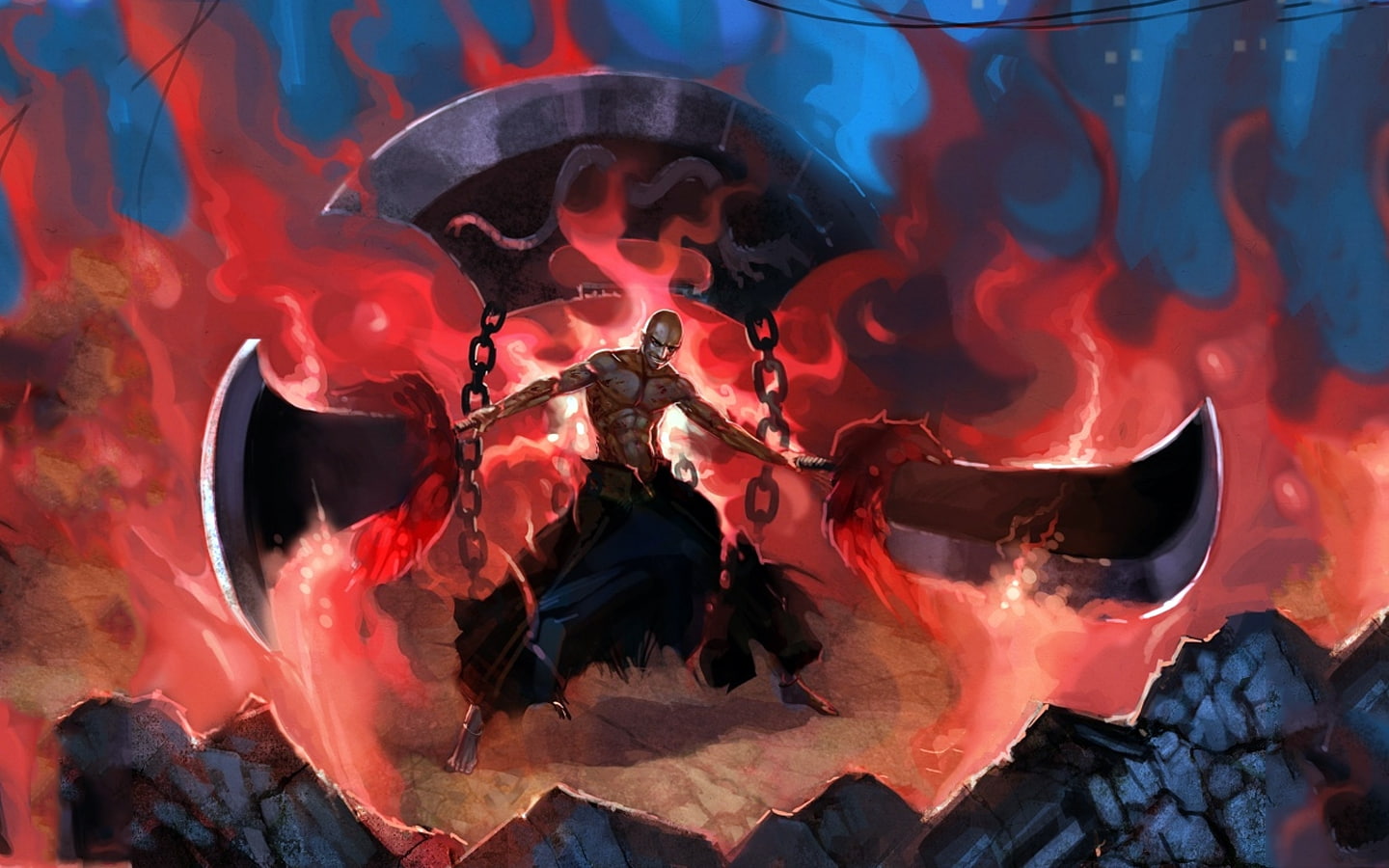 anime, bankai, hd, x, 720P, art, bleach, HD Wallpaper