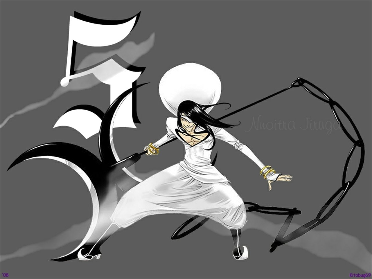Bleach, Nnoitra Gilga, 720P, HD Wallpaper