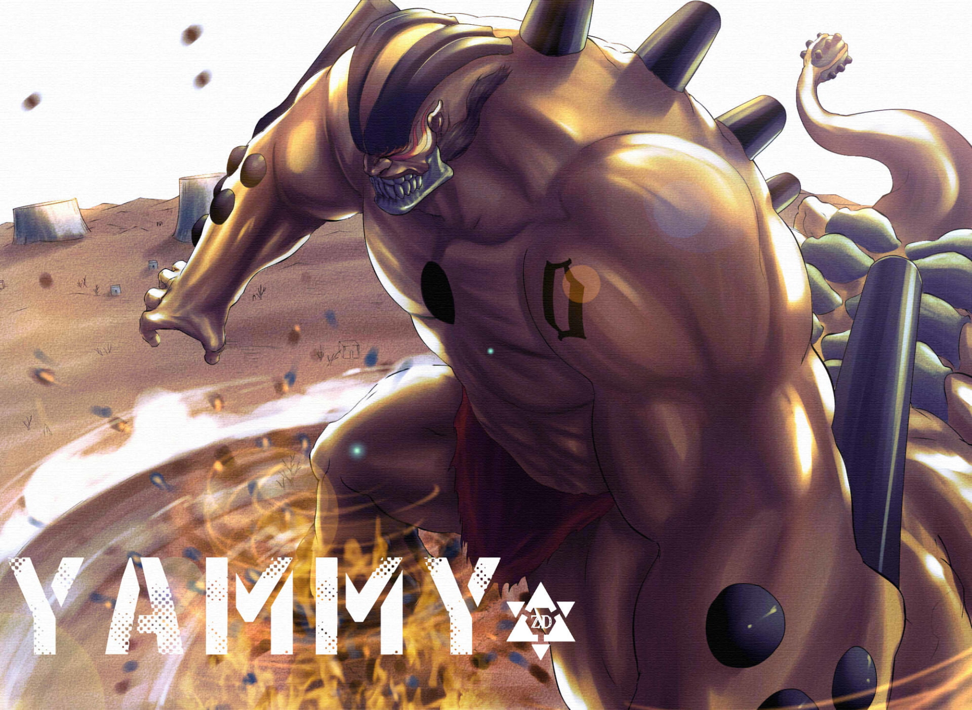 Monster, Yammy Llargo, Anime, Bleach, 1080P, HD Wallpaper