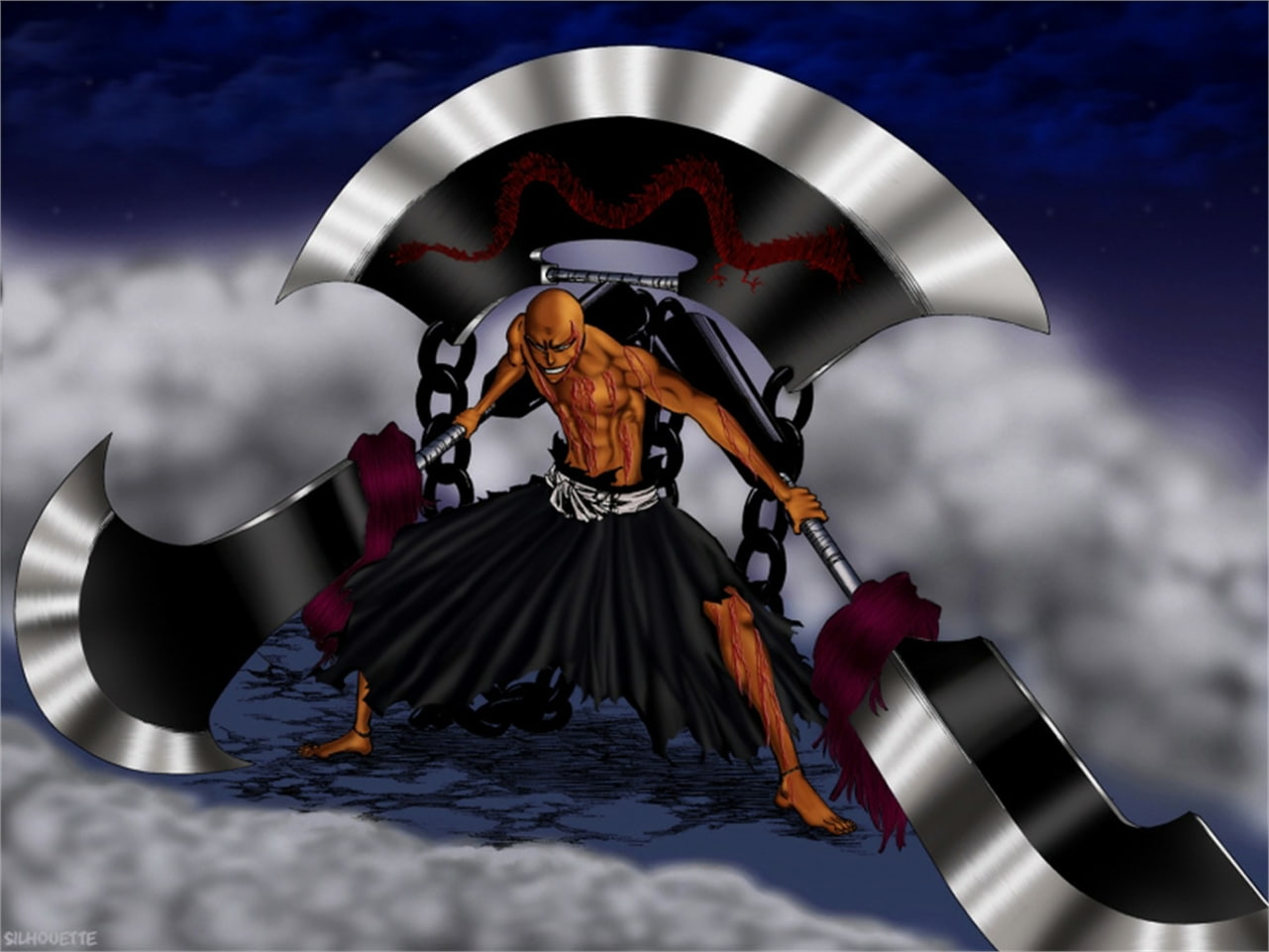720P, Ikkaku Madarame, Bleach, HD Wallpaper