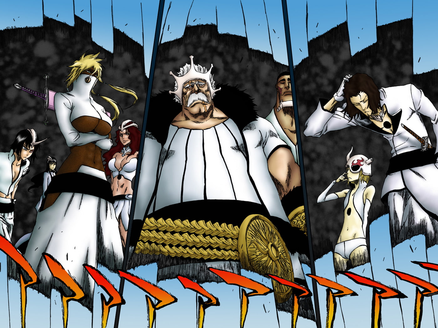 Tier Halibel, Coyote Starrk, Bleach, 720P, Baraggan Louisenbairn, HD Wallpaper