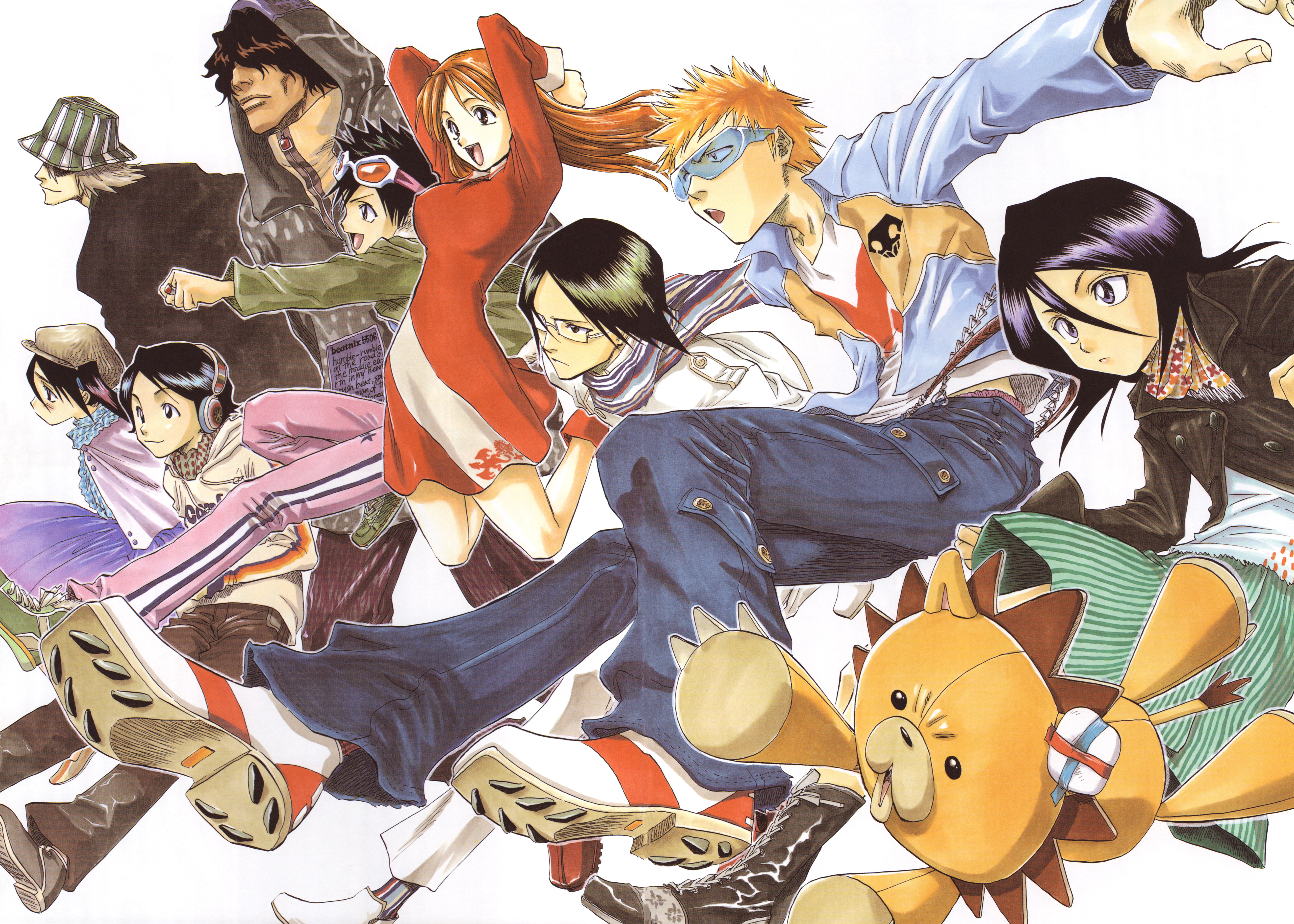choice, representation, art and craft, Tatsuki Arisawa, Uryuu Ishida, no people, mask, disguise, Yasutora Sado, Kon, amusement park ride, Ichigo Kurosaki, HD Wallpaper