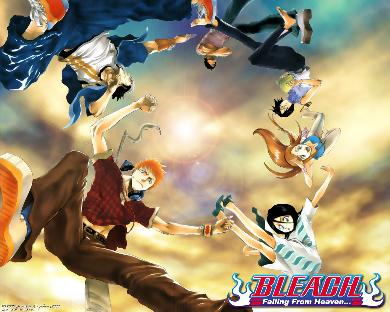 Uryu Ishida, Bleach, Orihime Inoue, Rukia Kuchiki, 720P, Ichigo Kurosaki, Yasutora Sado, HD Wallpaper