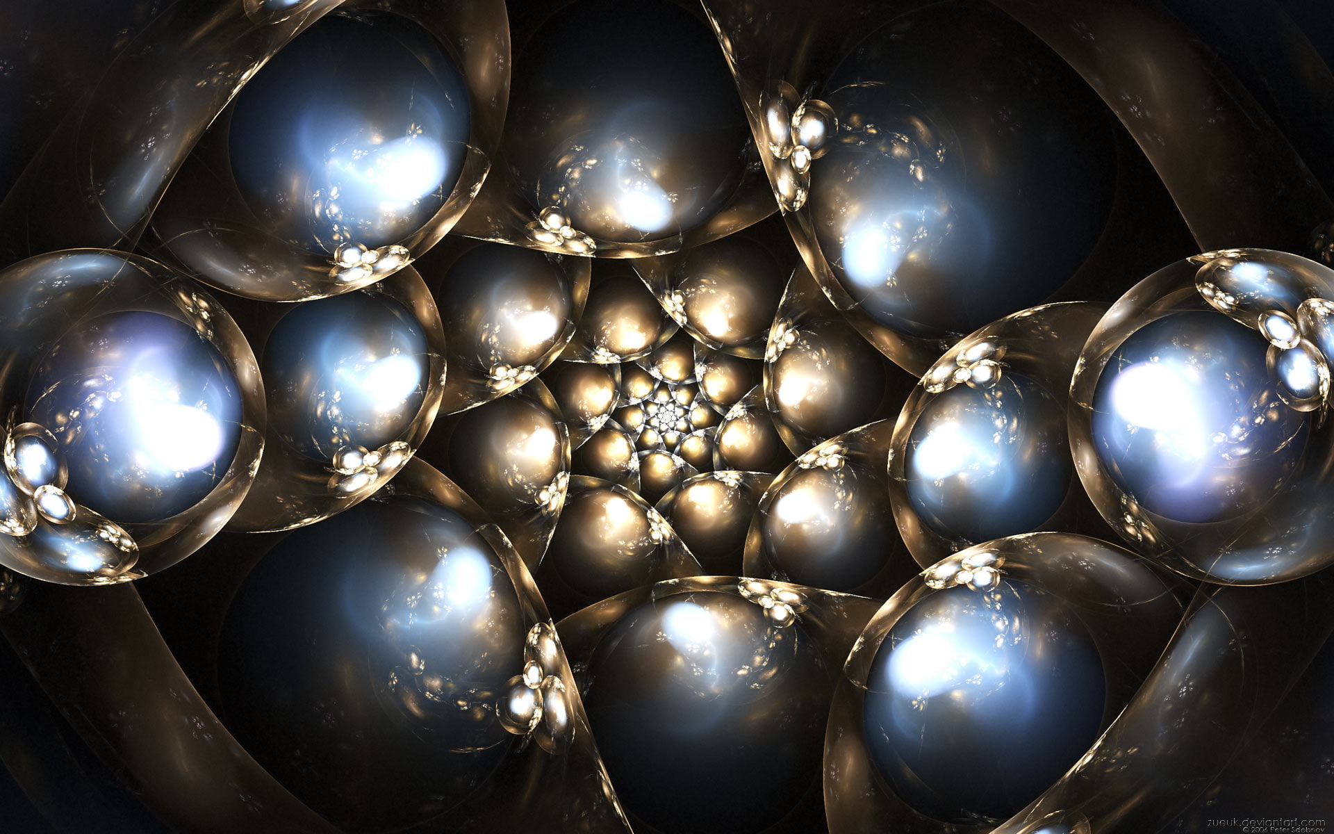 light, glow, patterns, art, Fractal, Absract, CG, Bright, digital, Dark, 1080P, HD Wallpaper