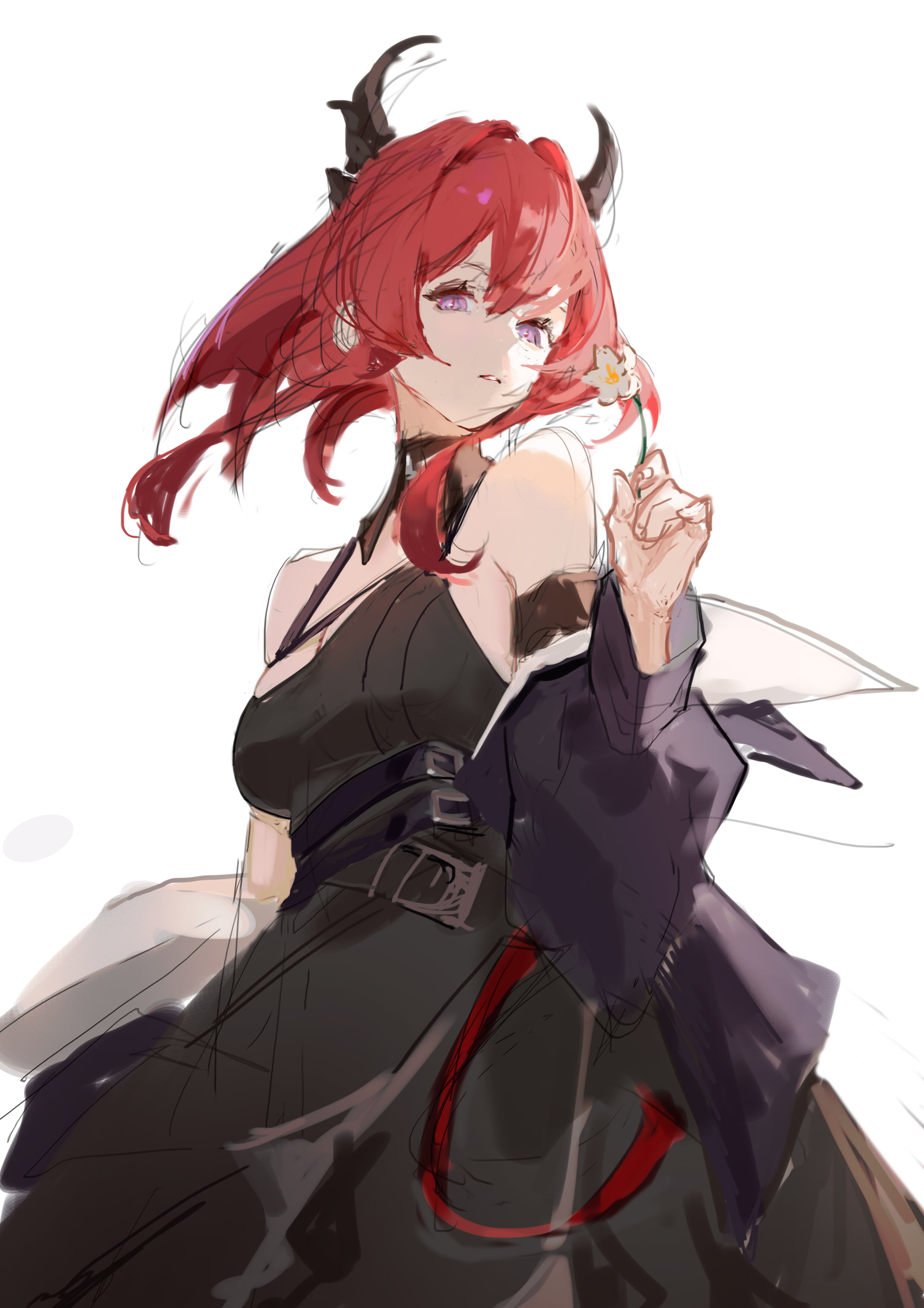 2K, Surtr (Arknights), Arknights, anime girls, anime, ERUU, Phone HD Wallpaper