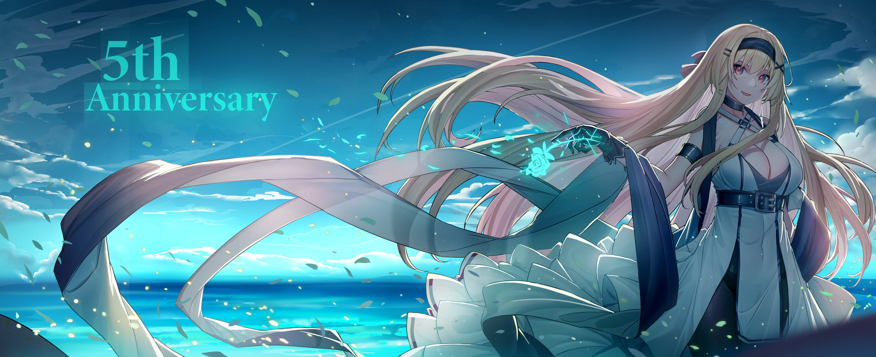 Warship Girls, anime, anime girls, ECHJ, 2K, HD Wallpaper
