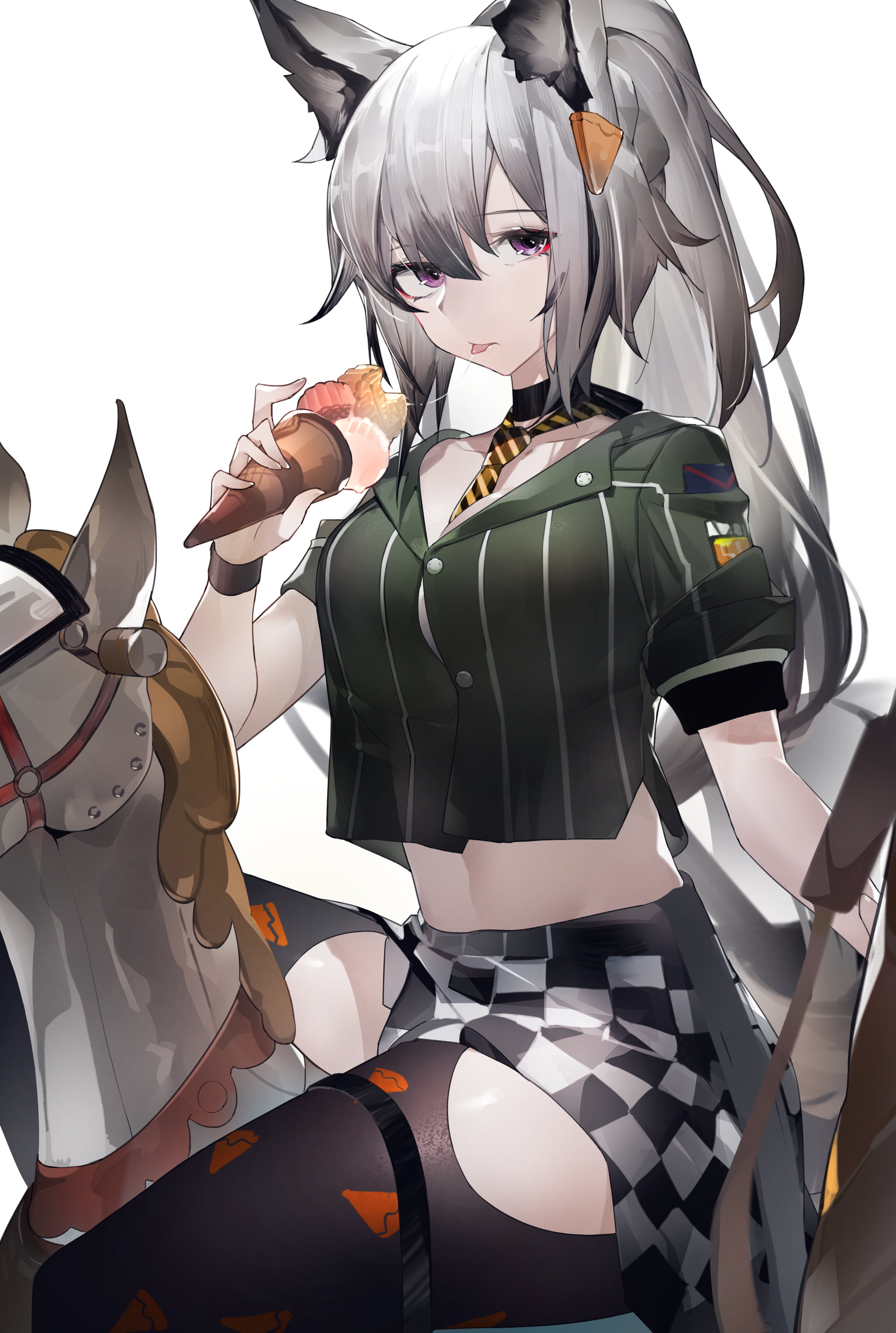 Arknights, anime girls, Yushi Ketsalkoatl, 2K, Grani(Arknights), anime, Phone HD Wallpaper