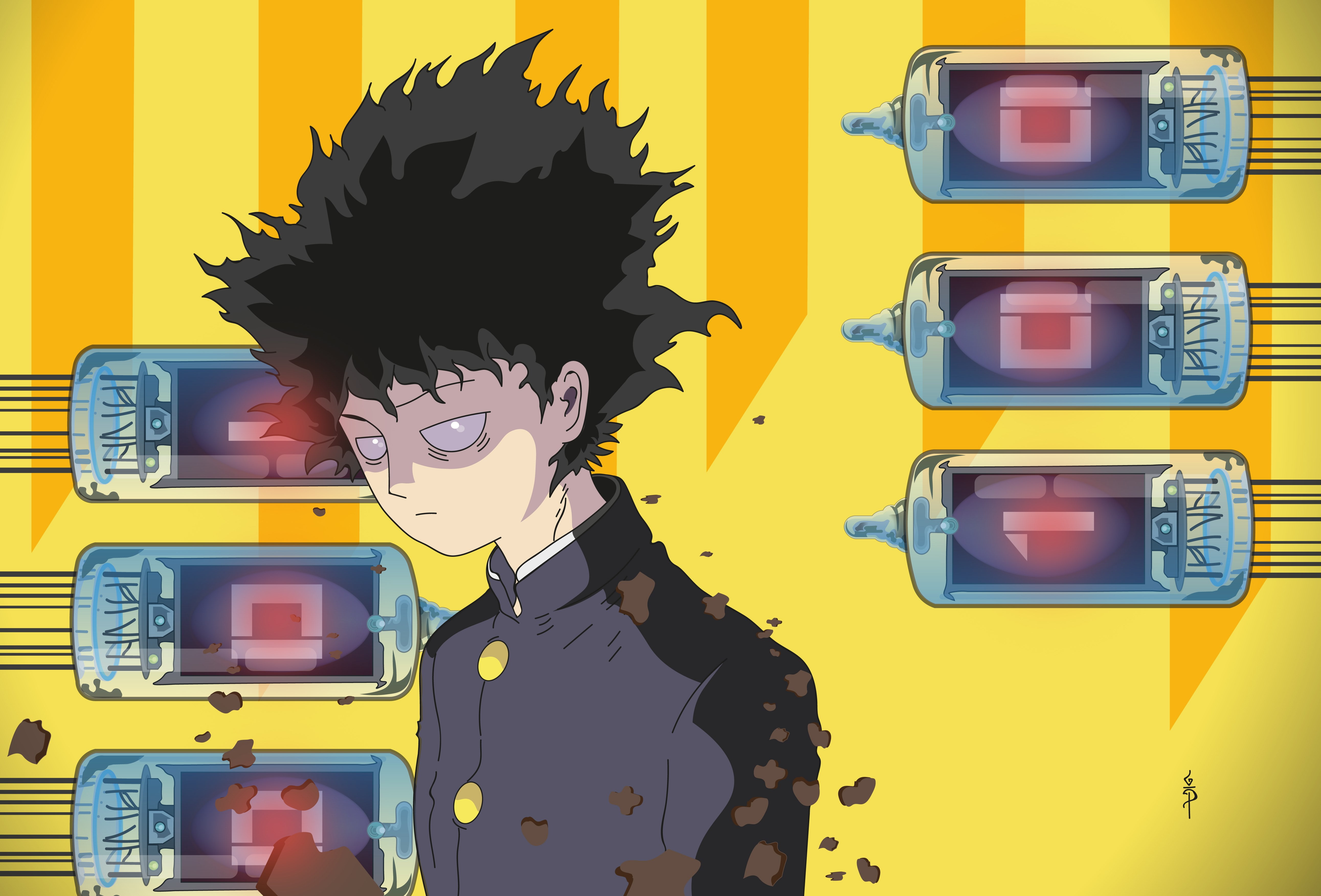 mob psycho 100, 5K, HD Wallpaper
