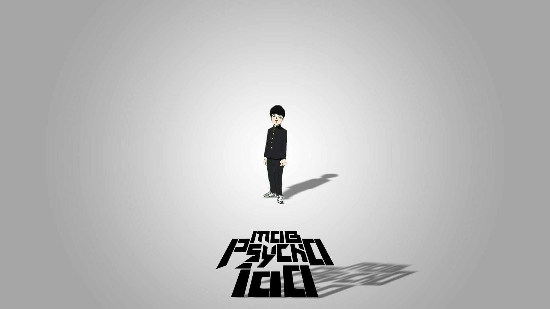 indoors, text, direction, one person, symbol, arrow symbol, anime, sign, capital letter, standing, full length, guidance, jumping, mid-air, studio shot, HD Wallpaper