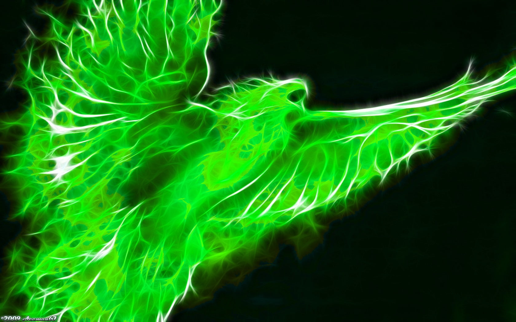 illuminated, nature, motion, backgrounds, multi colored, changing form, glowing, science, black background, long exposure, night, 720P, green color, abstract, HD Wallpaper