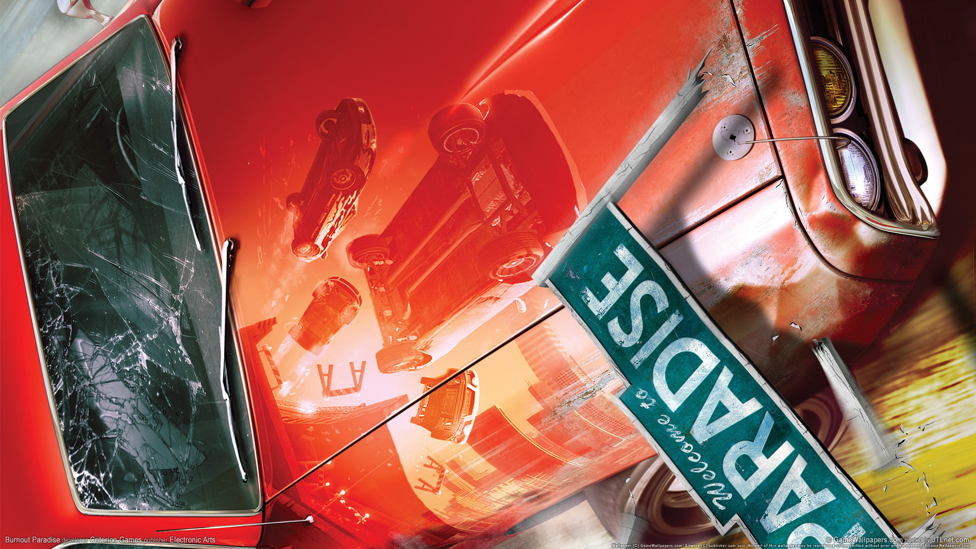 game, 1080P, paradise, burnout, HD Wallpaper
