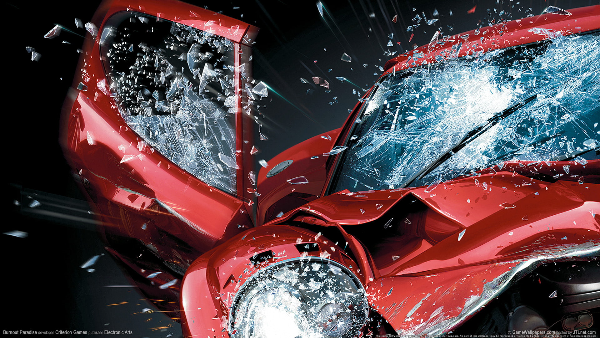 1080P, burnout, paradise, HD Wallpaper