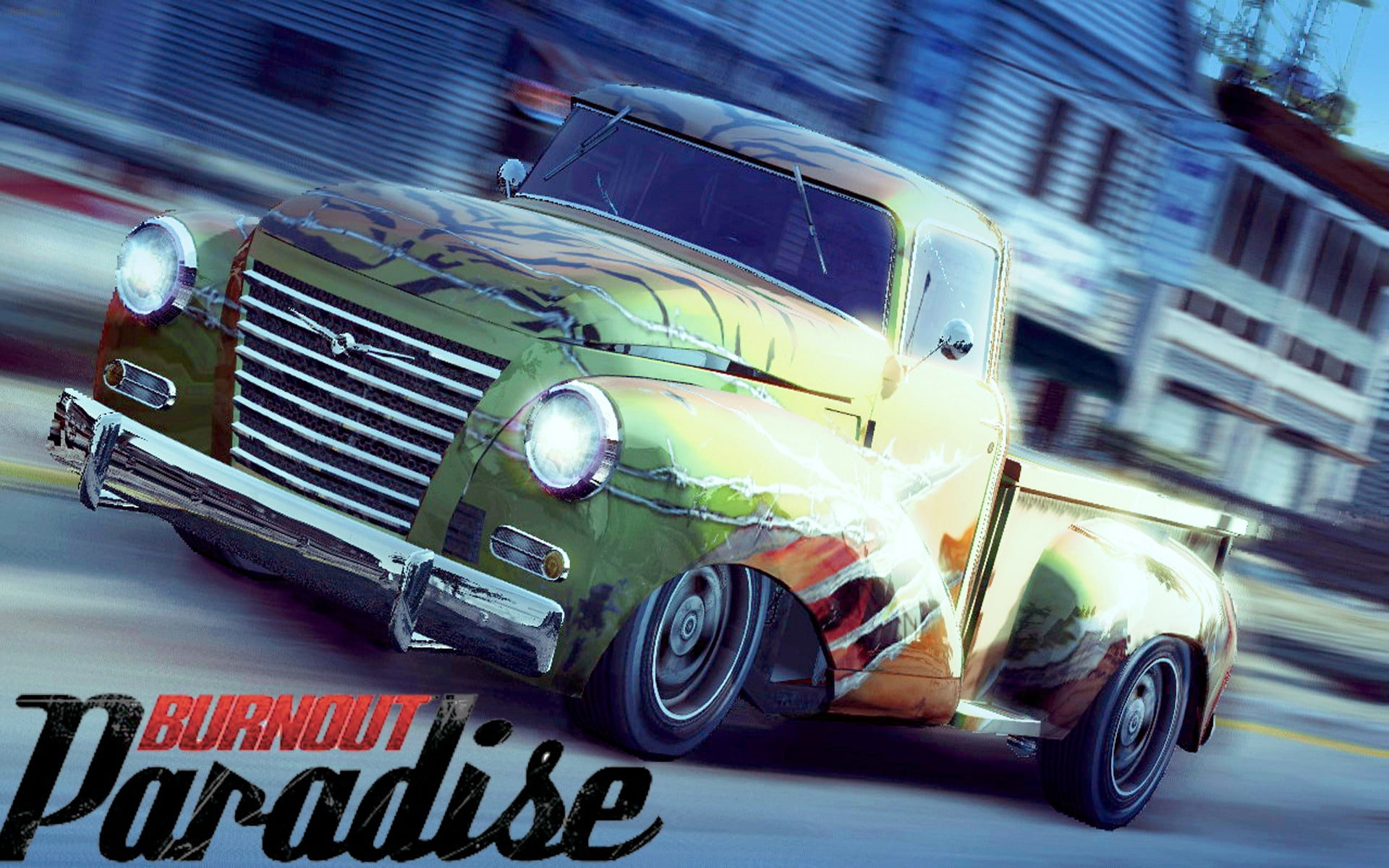 landscape, cars, moto, car, paradise, speed, 1080P, burnout, HD Wallpaper