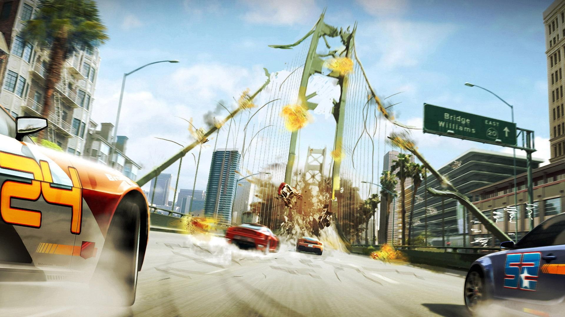 1080P, games, race, burnout, paradise, HD Wallpaper