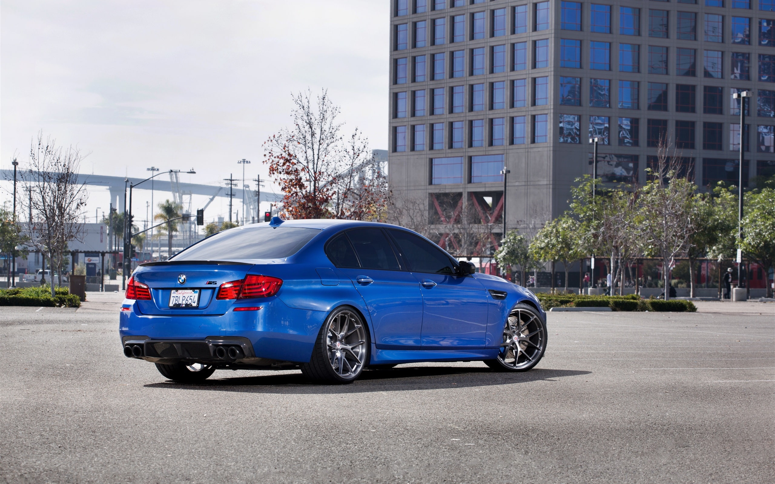 Car, 2K, BMW, View, Back, m, f, Blue, HD Wallpaper