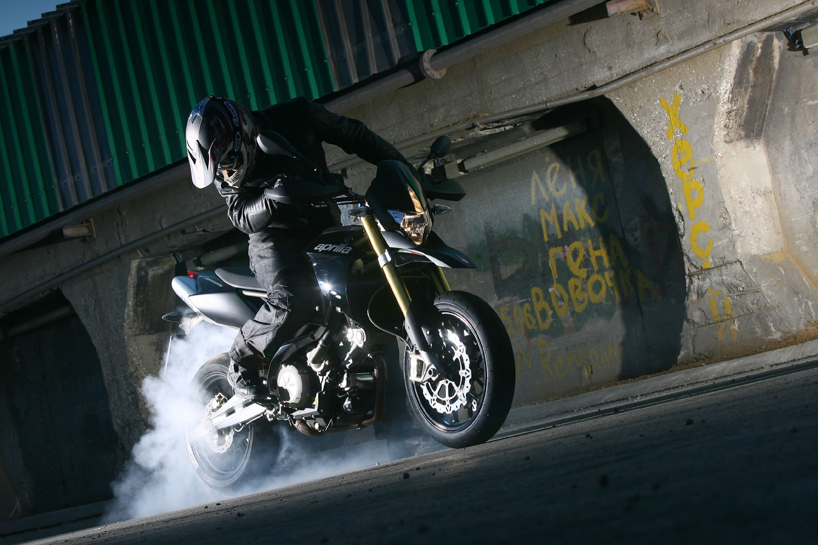 smoke, 750, 2009, burnout, aprilia, dorsoduro, 720P, HD Wallpaper