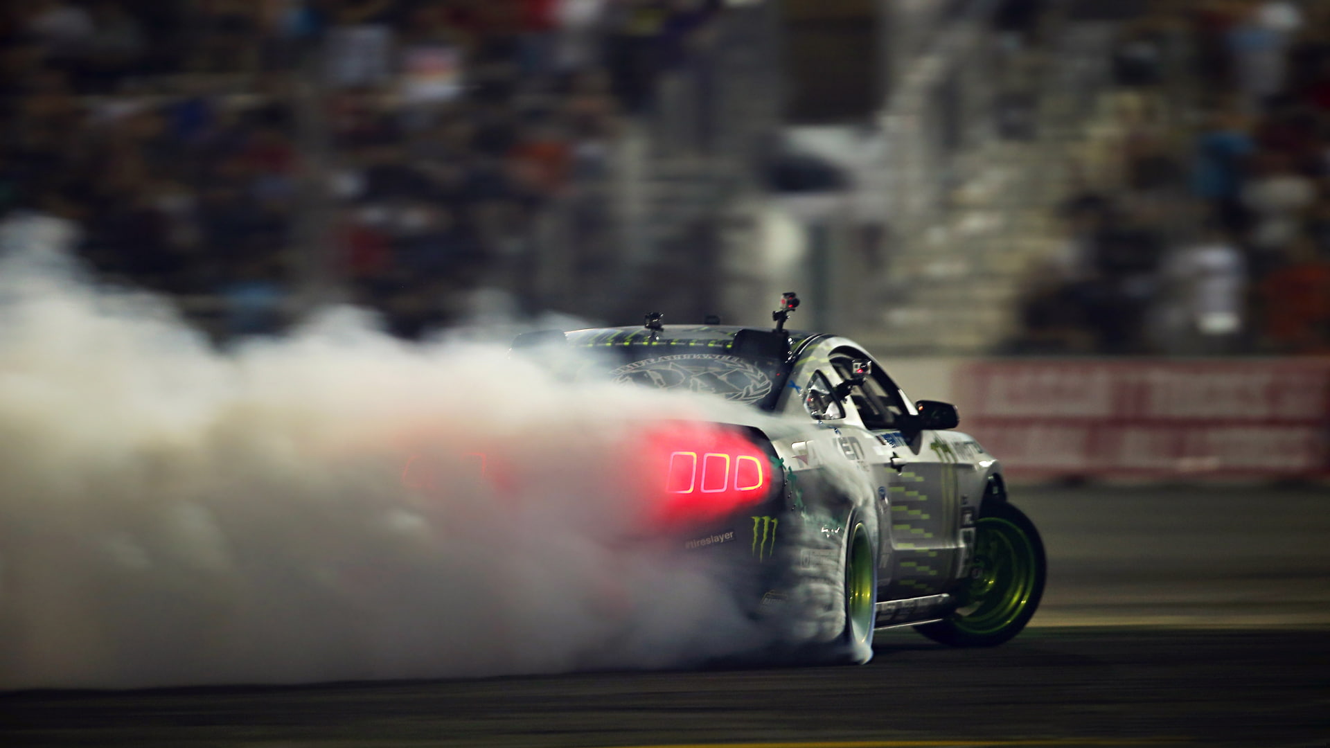 Race Car, Ford Mustang, Ford, Burnout, Vehicles, Racing, Race Track, Drifting, Tuning, Drift, Smoke, 1080P, HD Wallpaper