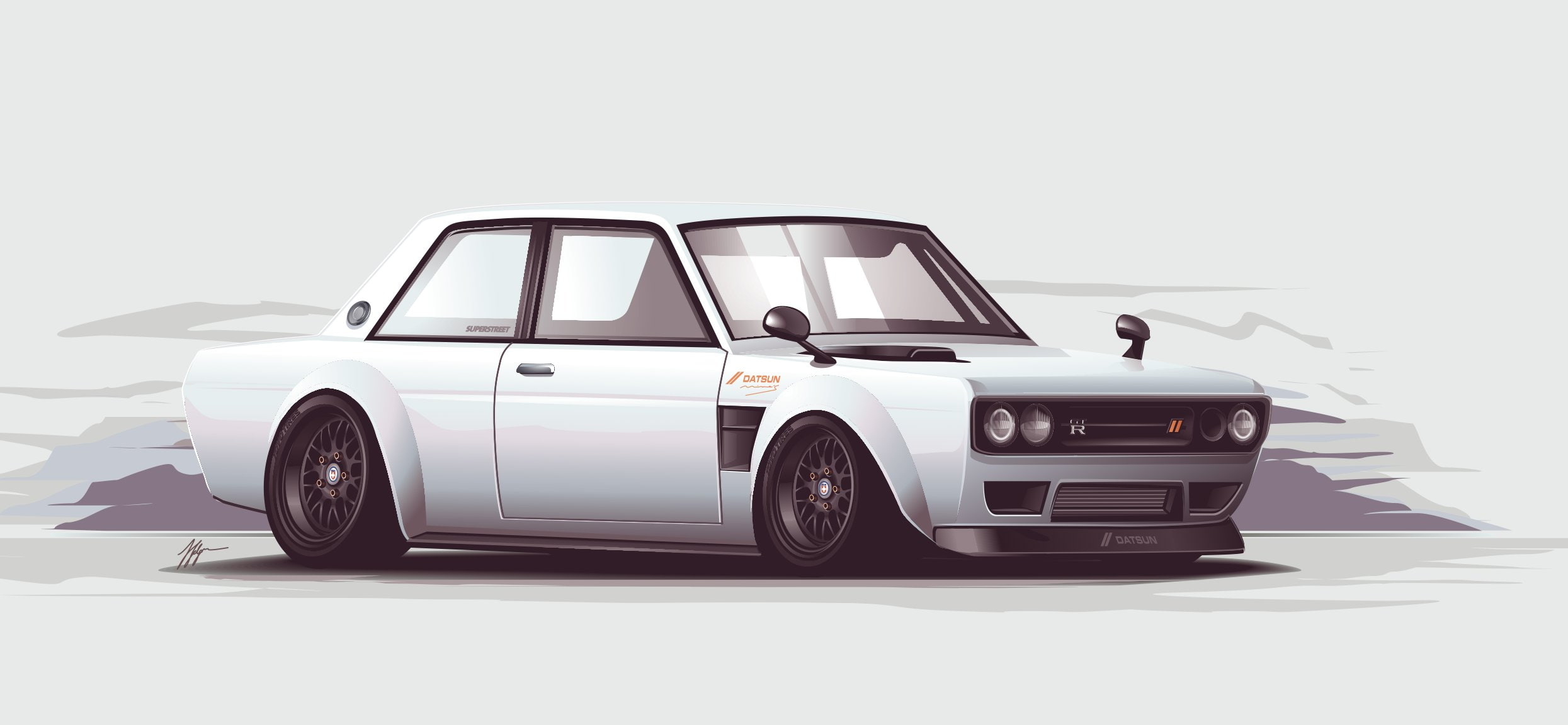 1080P, 510, datsun, vector, HD Wallpaper