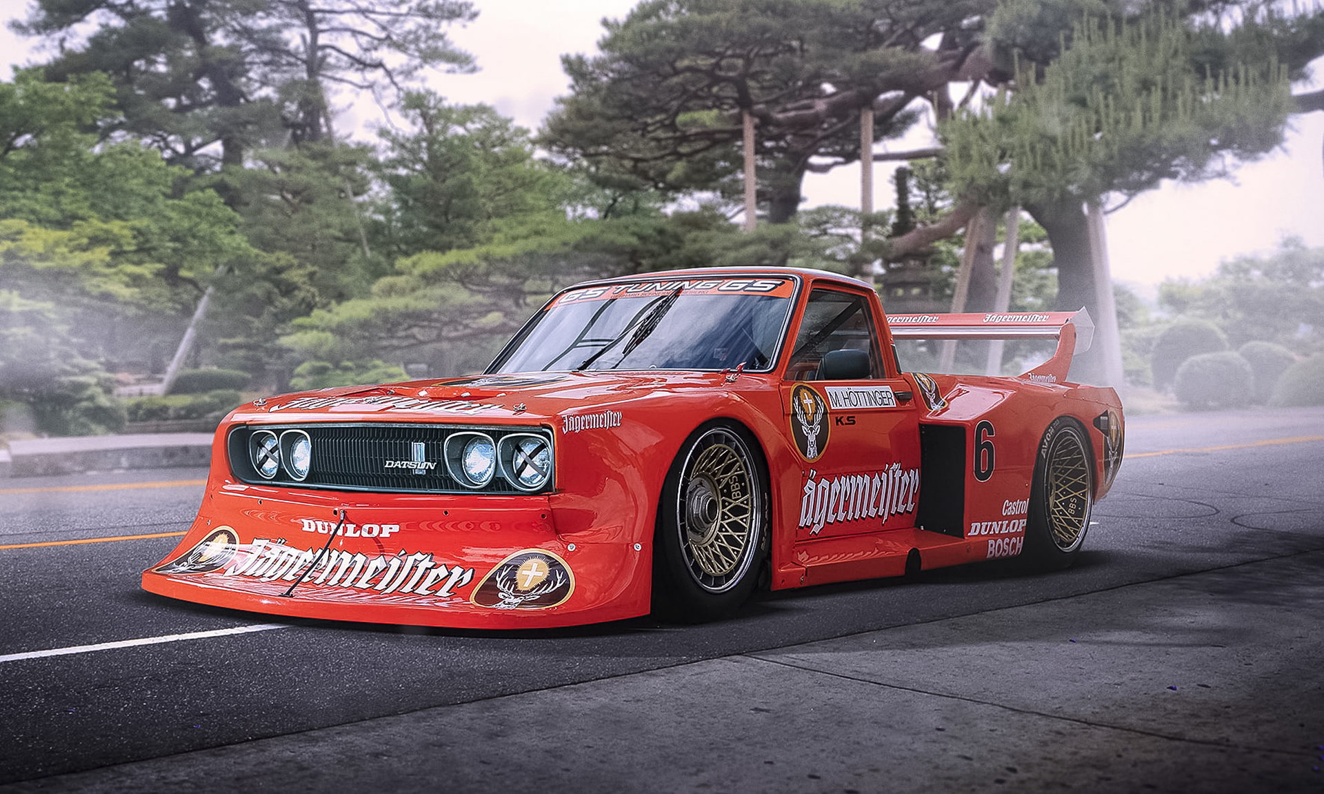 Datsun, Car, Tuning, by Khyzyl Saleem, Future, Race, 1080P, 620, HD Wallpaper