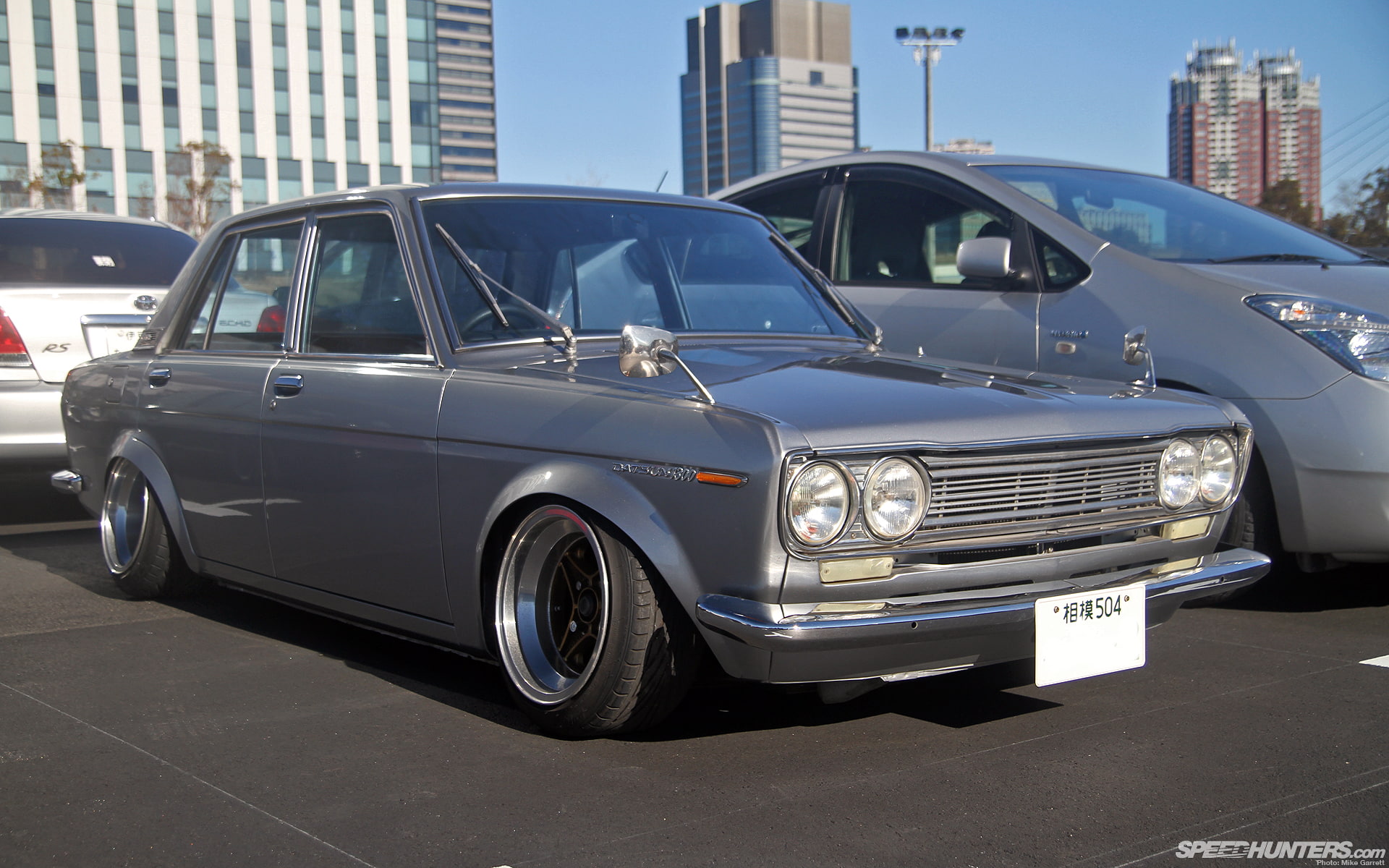 hd, classic, 1080P, car, cars, slammed, datsun, HD Wallpaper