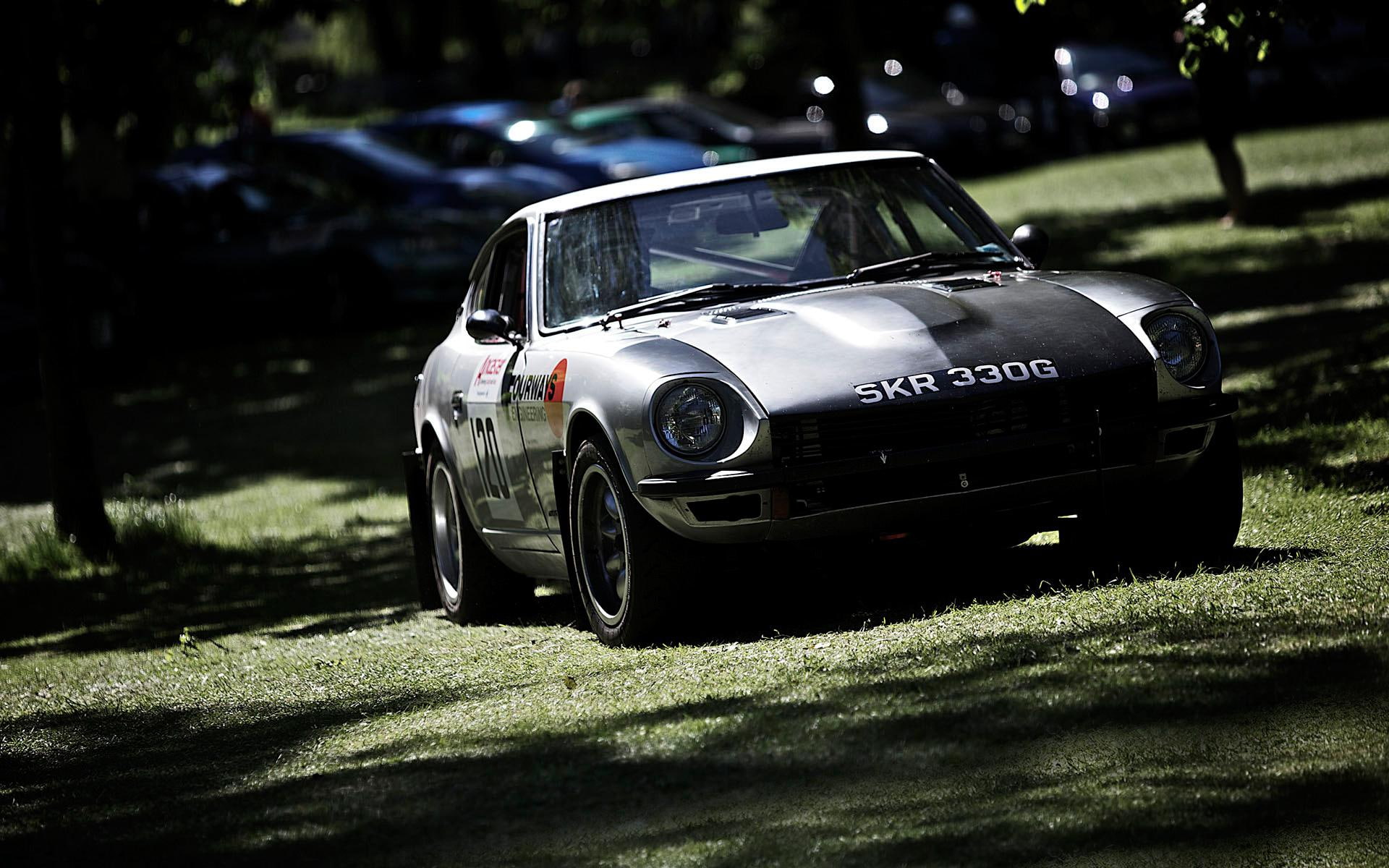 z, 1080P, silver, other cars, 240z, datsun, black, cars, coupe, HD Wallpaper